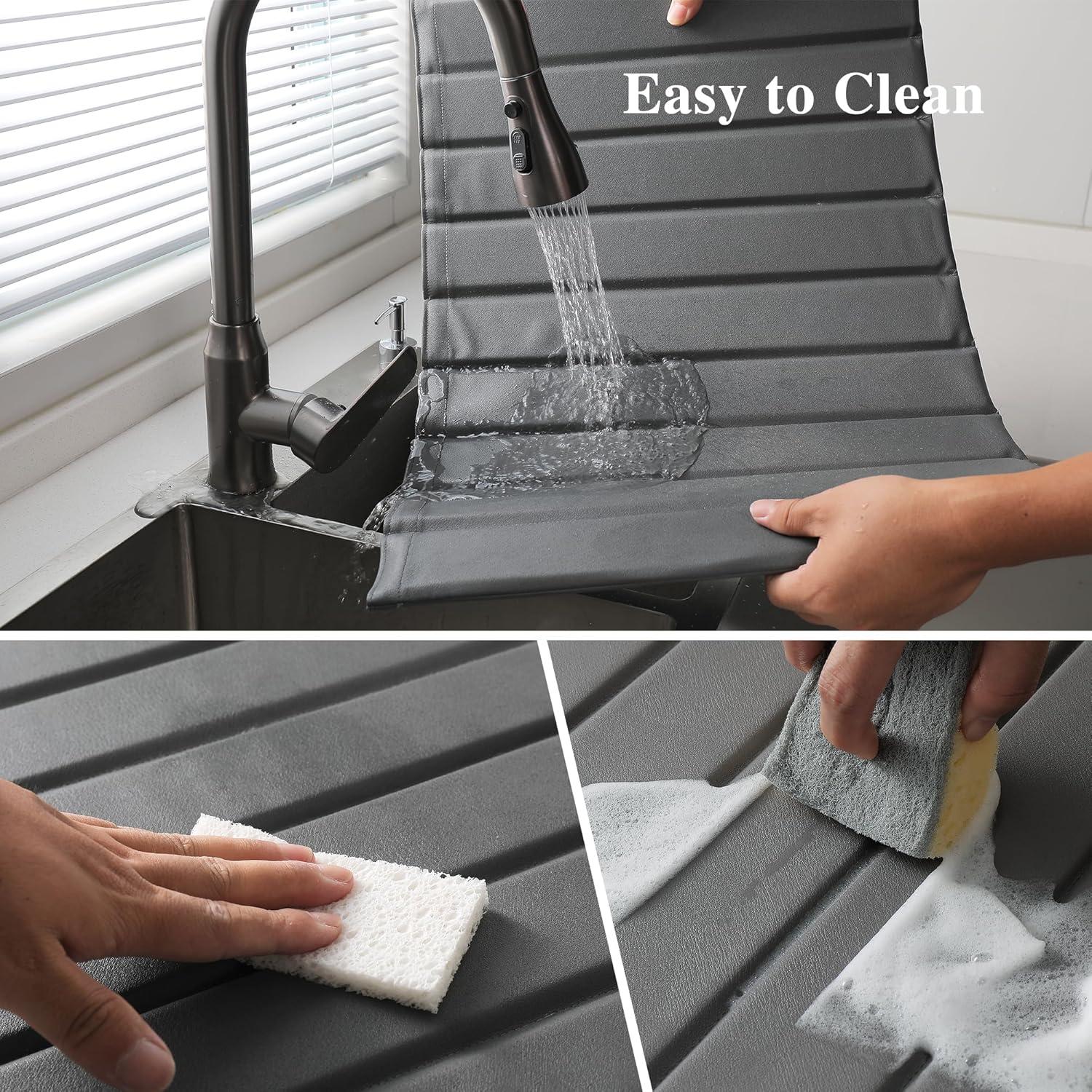 Alfombrilla de Secado de Piedra Diatomácea MORANDI 63x40cm Gris