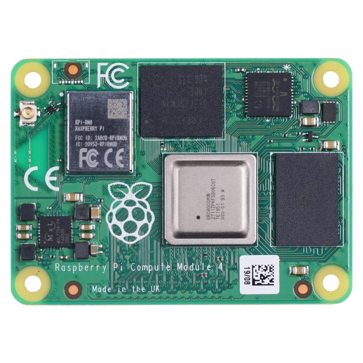Módulo de Cálculo Rasp Pi 4 CM4102032 2GB RAM 32GB eMMC
