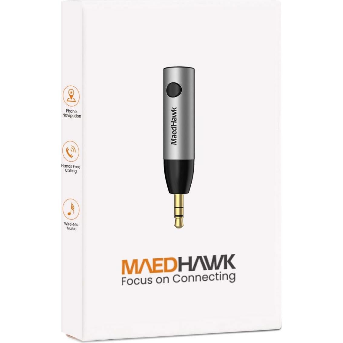 Receptor Bluetooth 5.0 Maedhawk BTR005 para Coche 3.5mm