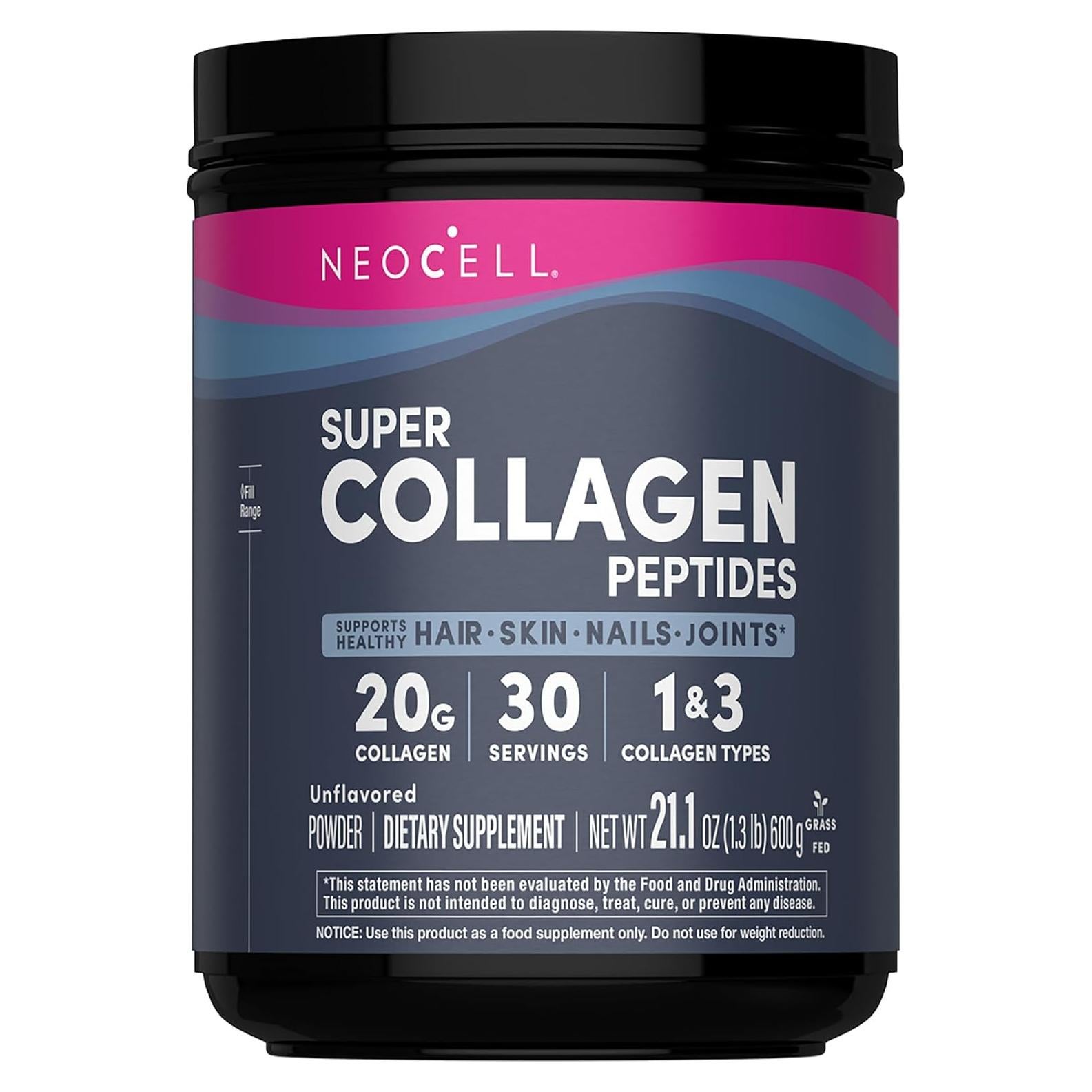NeoCell Super Collagen Peptides Polvo 600 g Sin Sabor