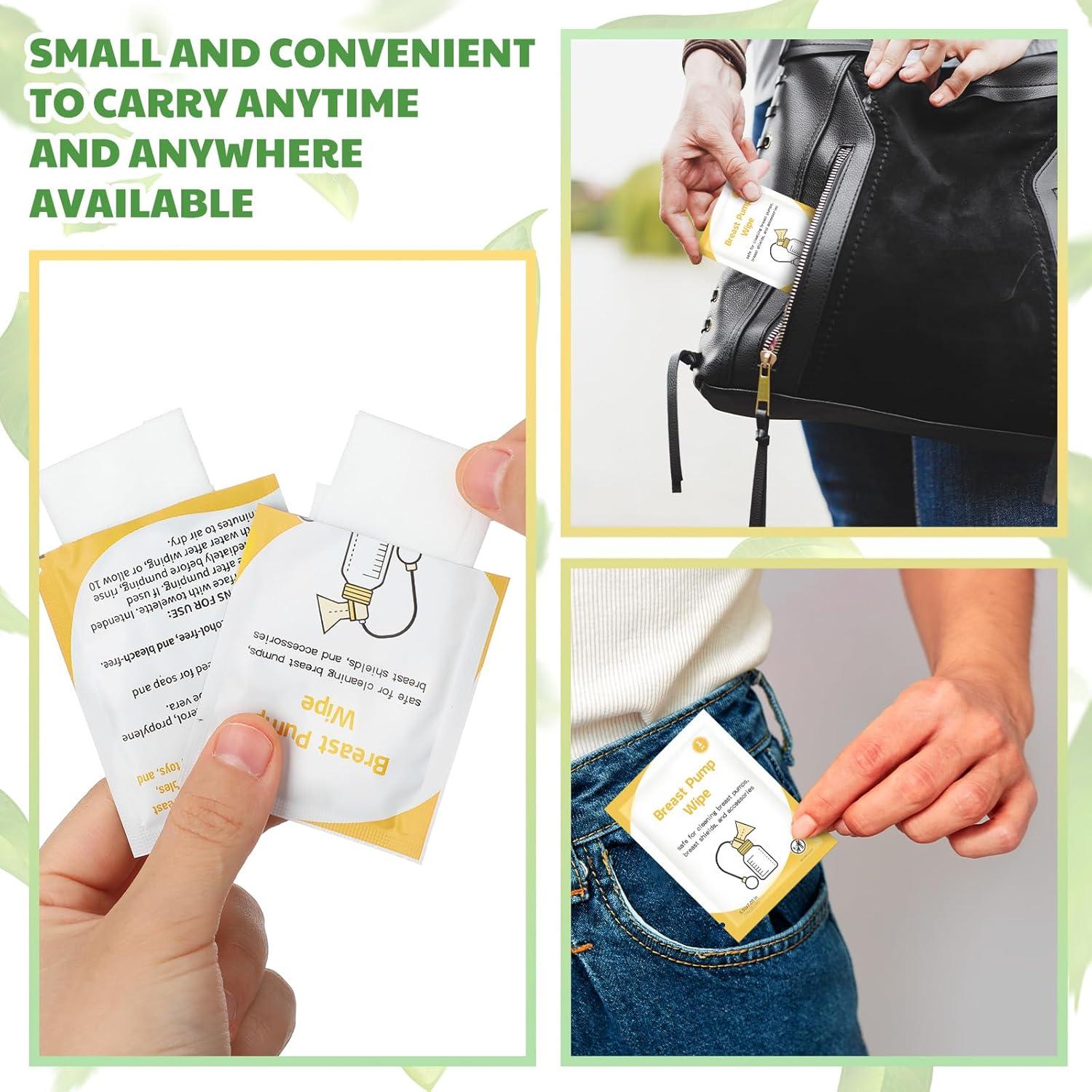 Toallitas para Extractores de Leche Demissle 50 Pcs Higiénicas