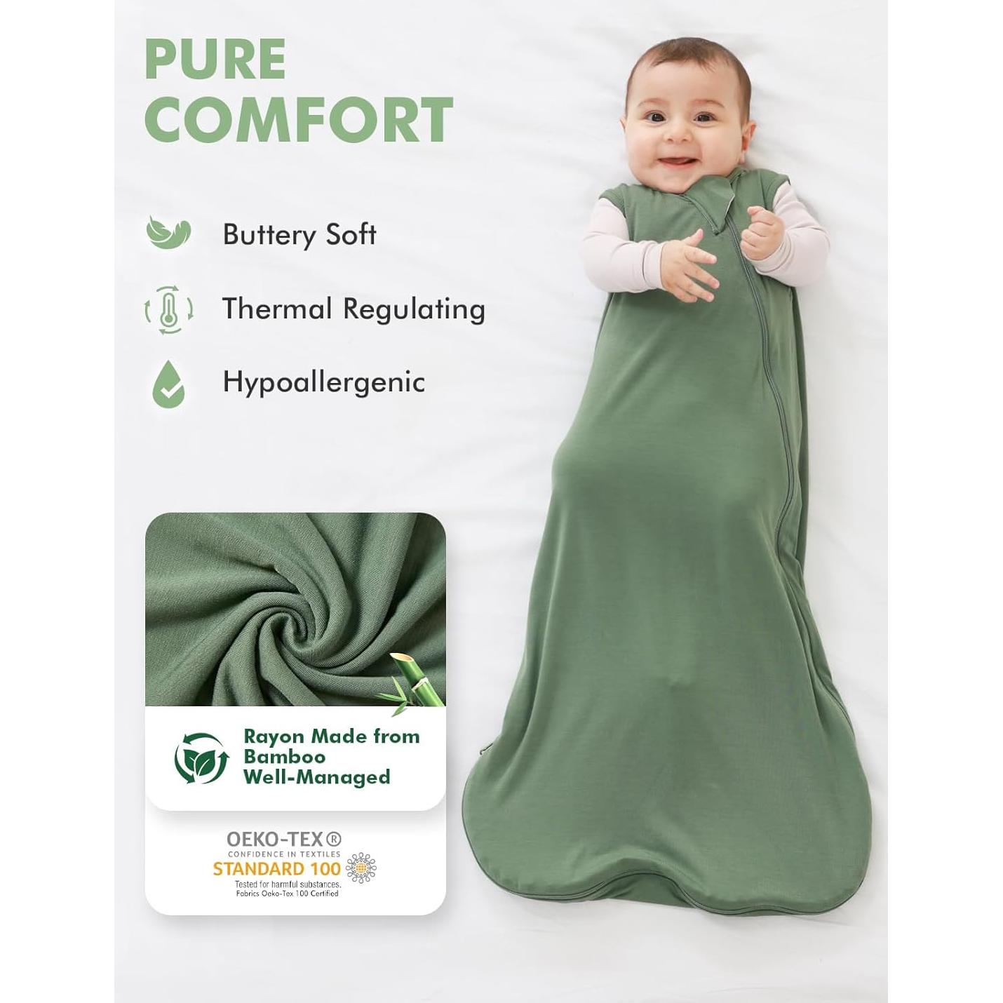 Saco de Sueño HAPIU para Bebés Unisex 0-6 meses Rayón Bambú