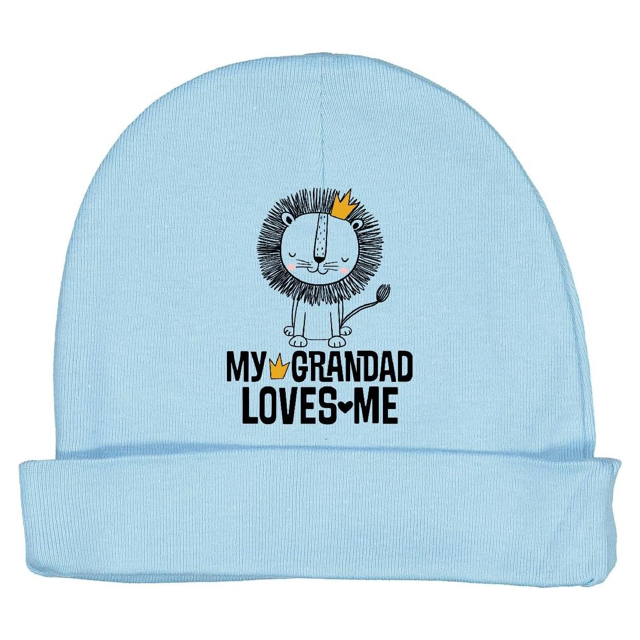 Gorro de Bebé Inktastic León Azul Claro 100% Algodón