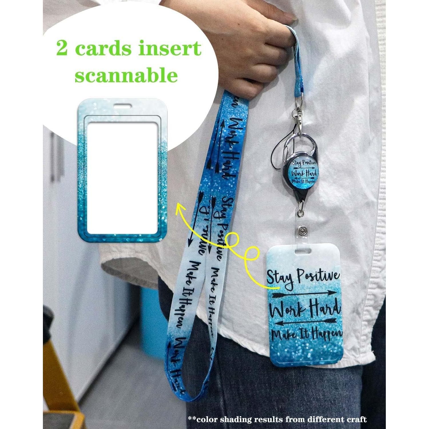 Cinta identificadora DMLSKY con clip retráctil y gancho