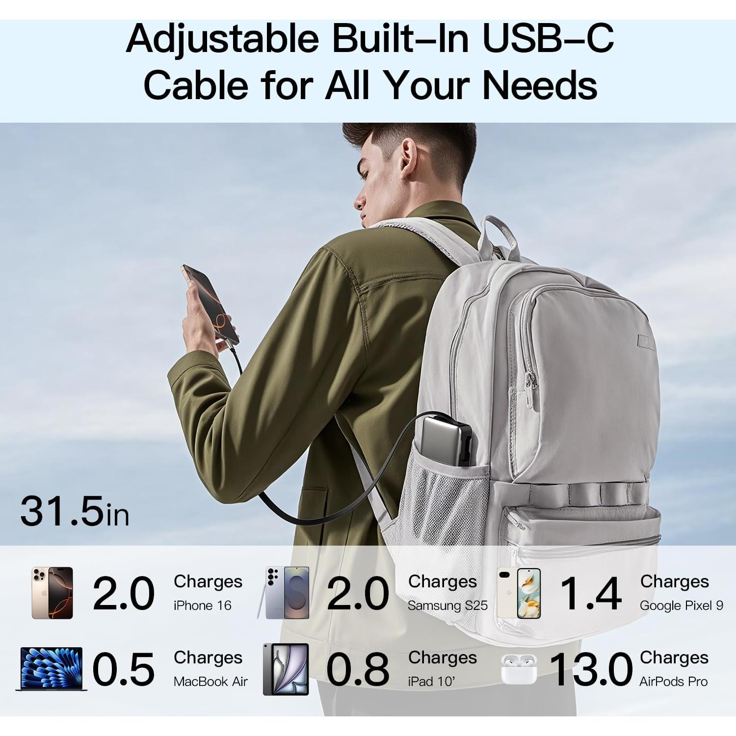 Banco de Energía 10000mAh MFish 45W Carga Rápida USB-C