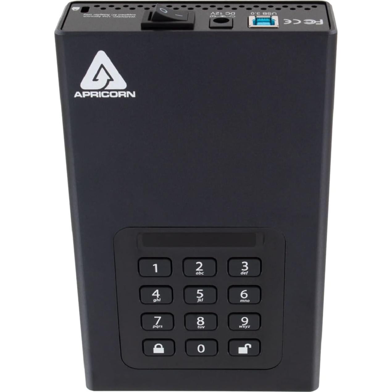Disco Duro Externo Apricorn 2TB Aegis Padlock DT USB 3.0