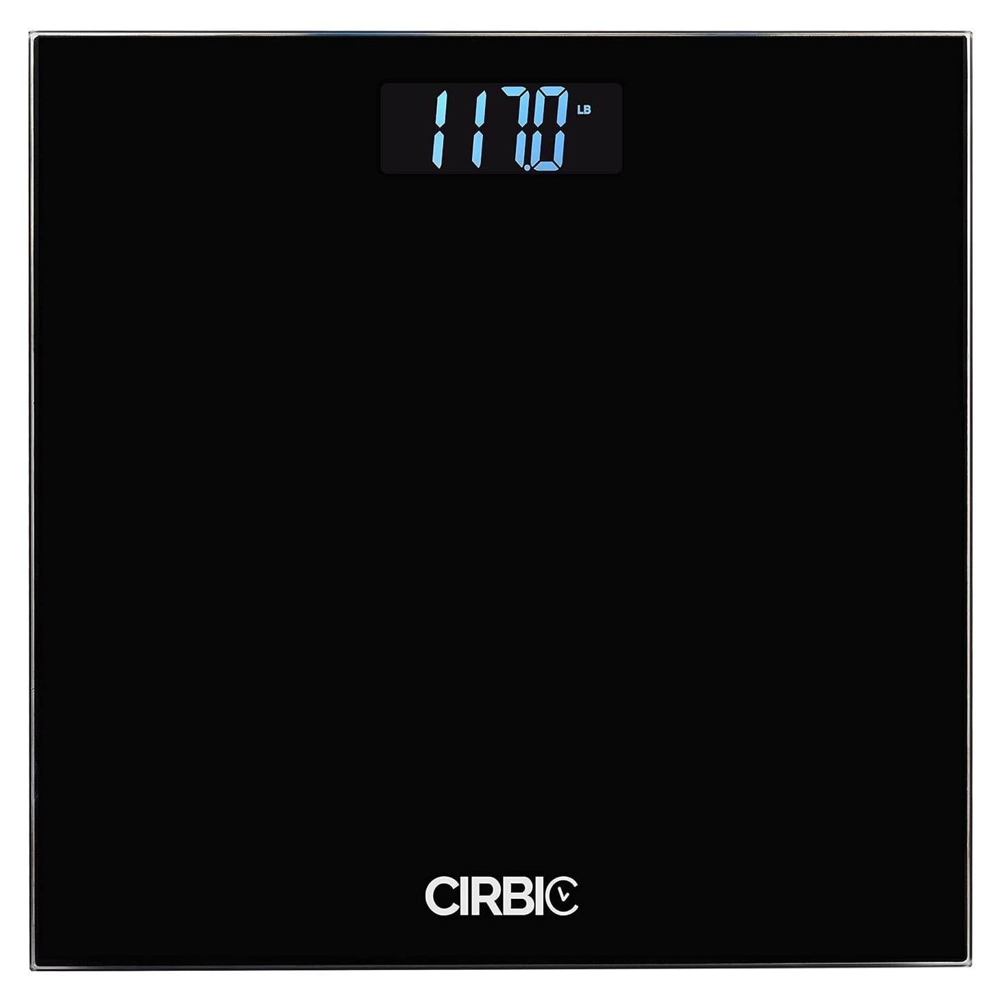 Báscula Hablante Cirbic 28x28cm Vidrio Templado 3-180kg