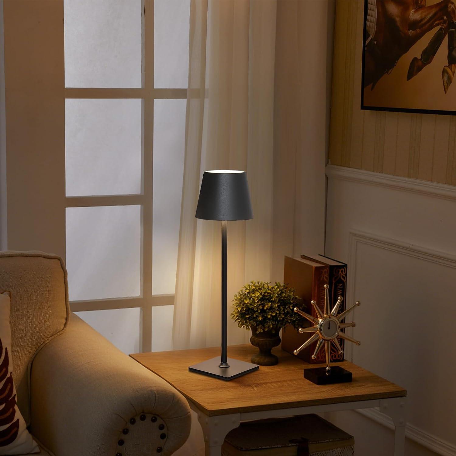 Lámpara de Mesa Inalámbrica Huaying LED 5000mAh Regulable