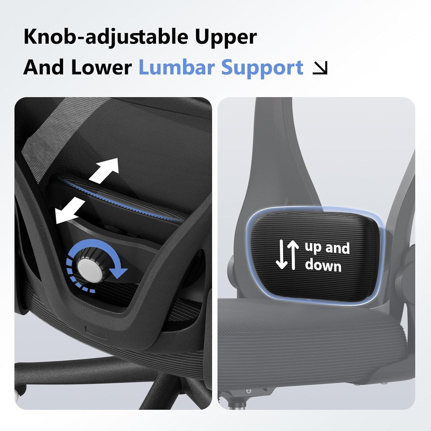 Silla de Oficina Ergonómica SeekFancy M903 con Soporte Lumbar