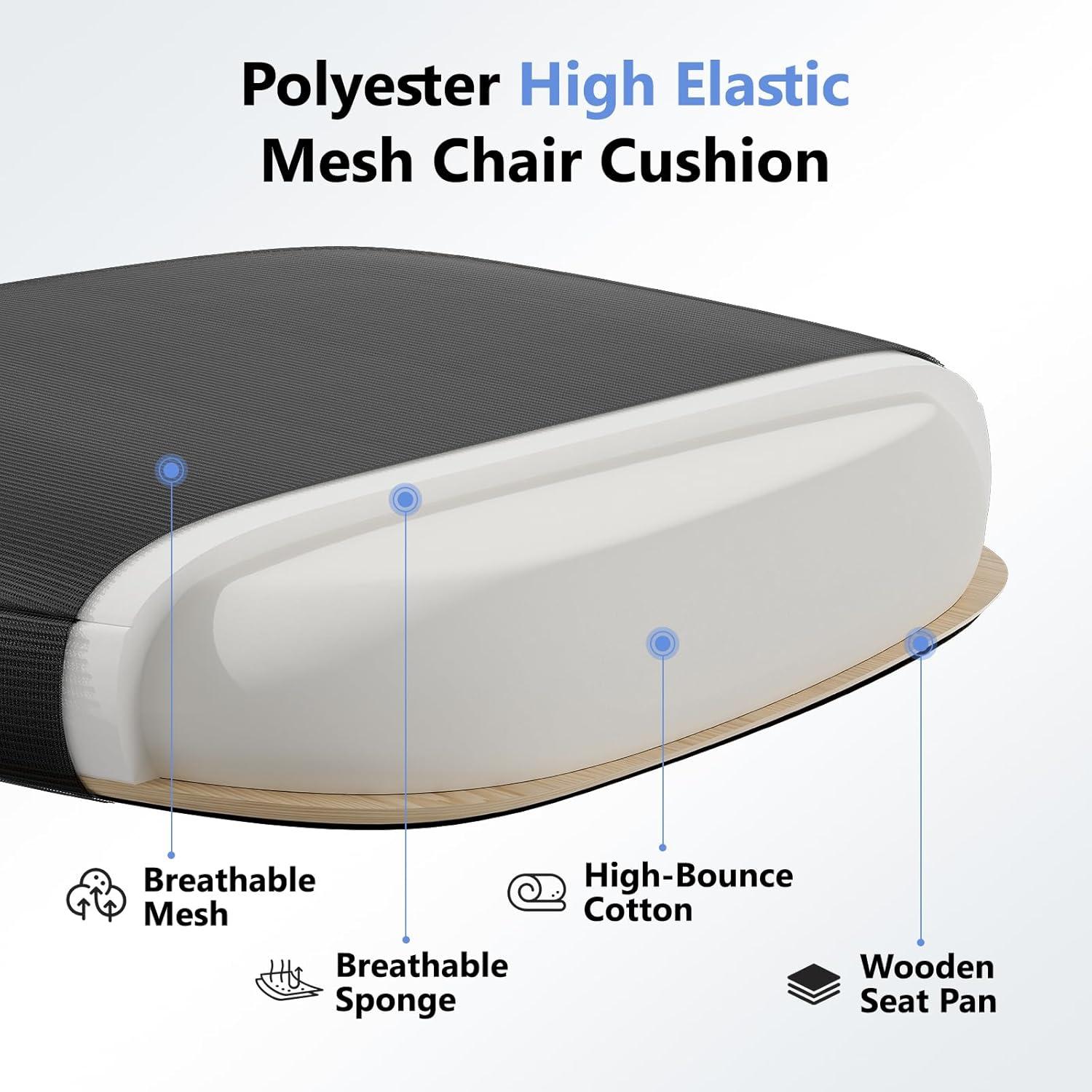 Silla de Oficina Ergonómica SeekFancy M903 con Soporte Lumbar