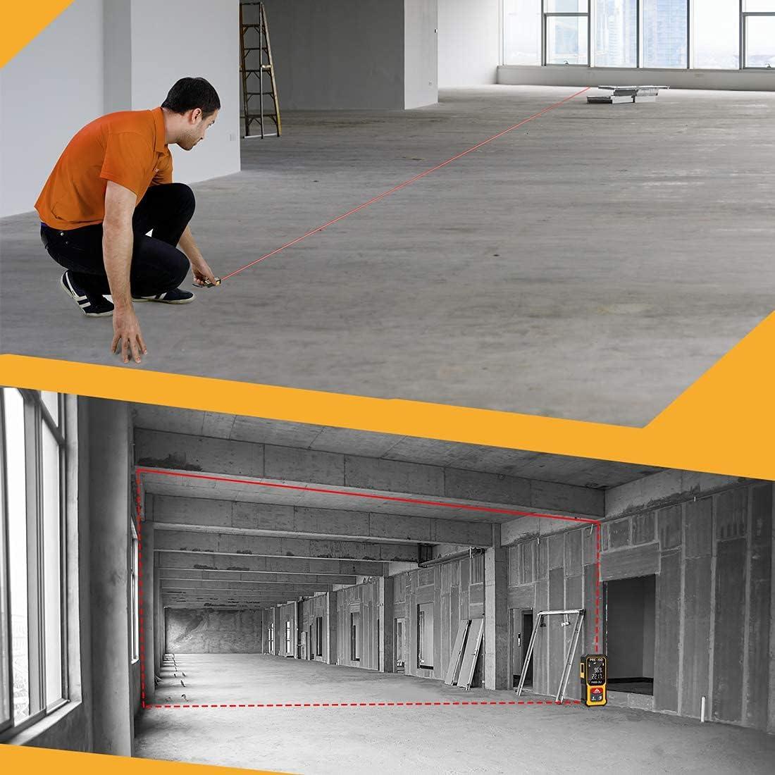 Medidor de Distancia Láser Mini Prexiso 41.15m Recargable