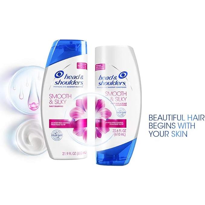 Juego de Champú y Acondicionador Head & Shoulders Suave 618g