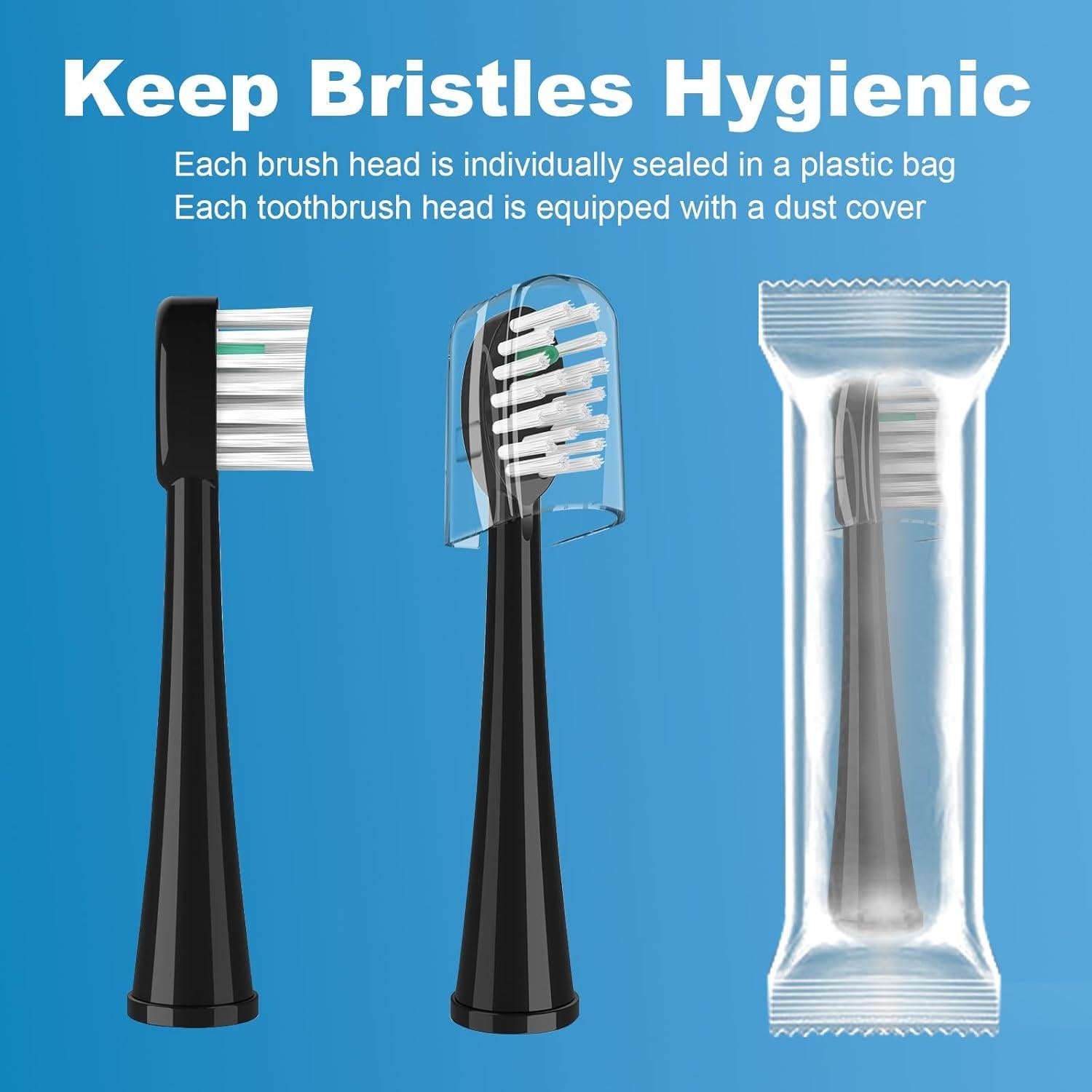 Cabezas de cepillo de repuesto WaterPik Sonic-Fusion 4 unidades