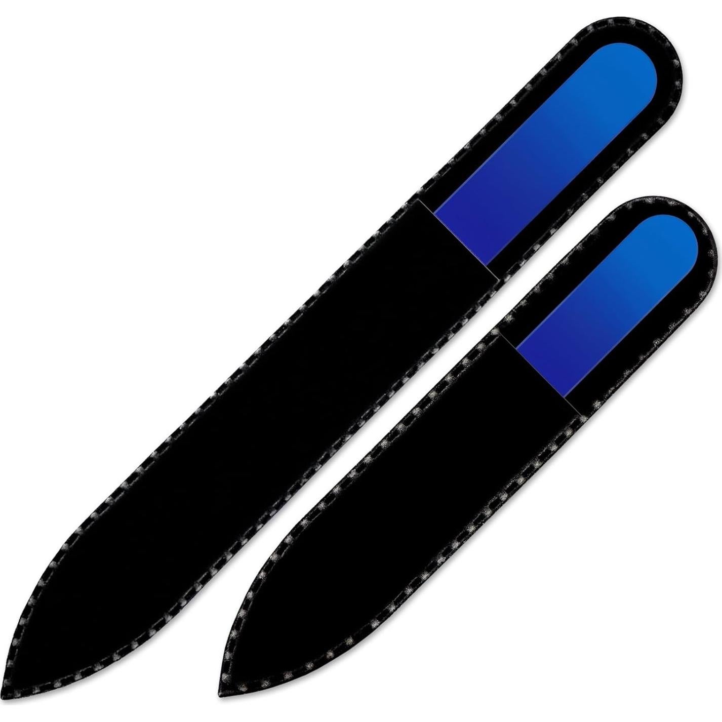 Set de 2 Limas de Uñas de Vidrio Mont Bleu - Hechas a Mano