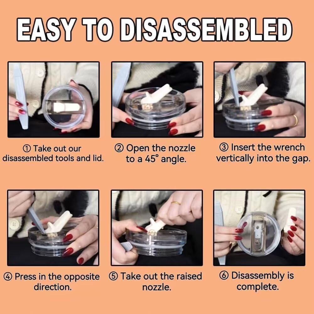 Paquete 2 Tapas de Vaso 40 oz HWHIEUAIK Cuarzo Rosa