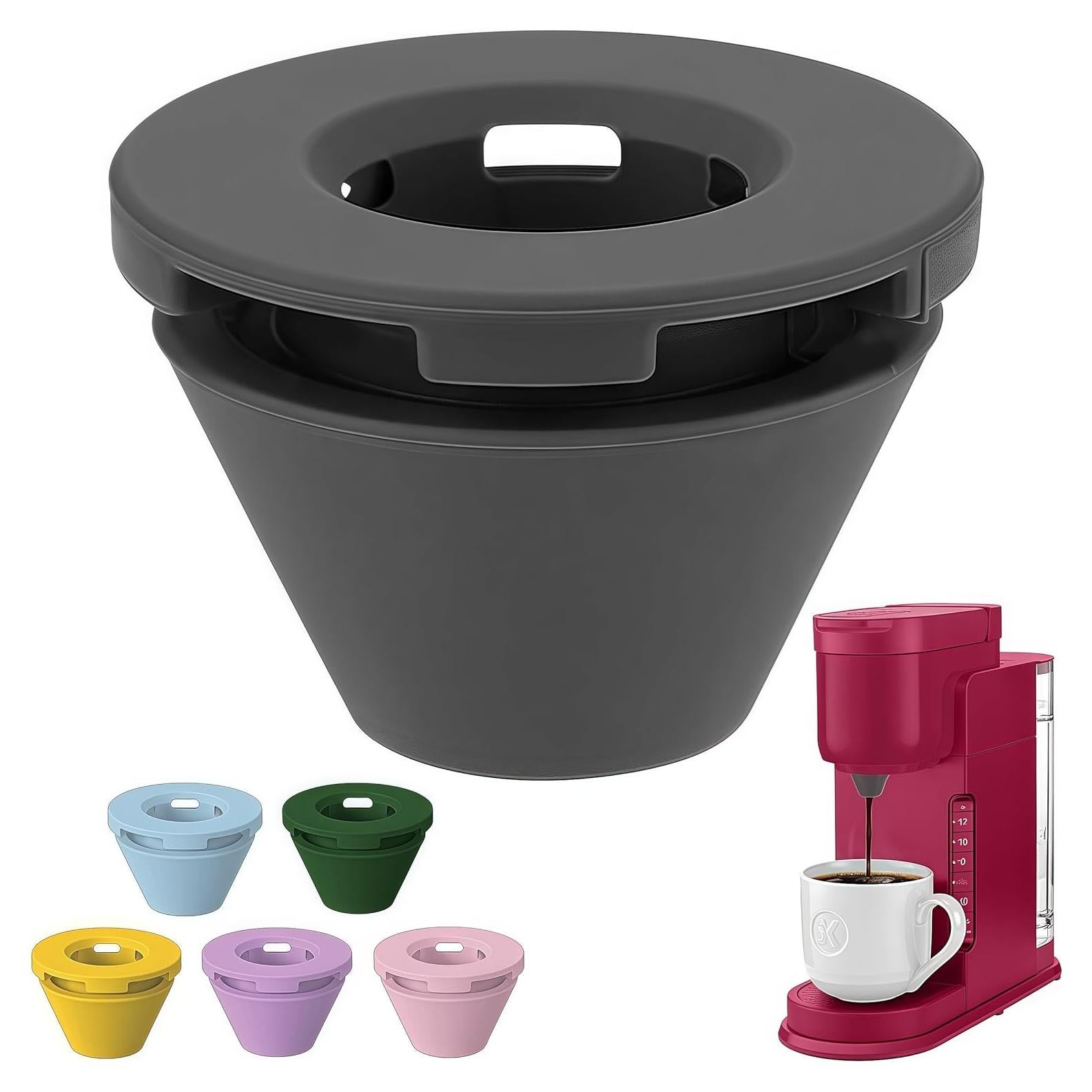 Pico de café silicona LWOGD para Keurig K-Mini y K-Express