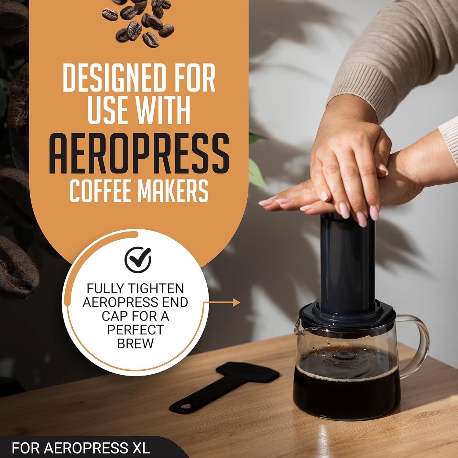 Filtro de Metal Reutilizable HEXNUB para AeroPress XL - Acero Inoxidable