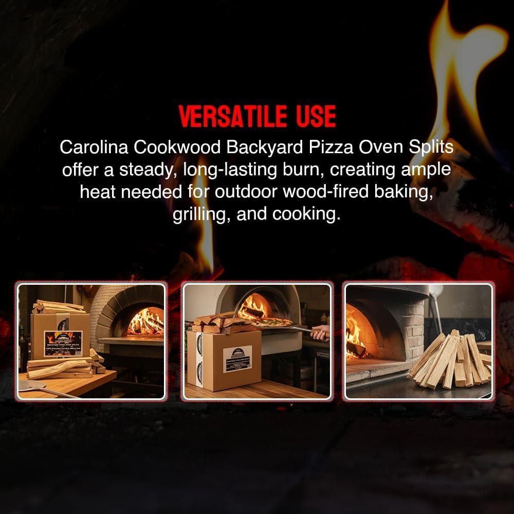 Leña de Cerezo para Horno de Pizza Carolina Cookwood 30 cm