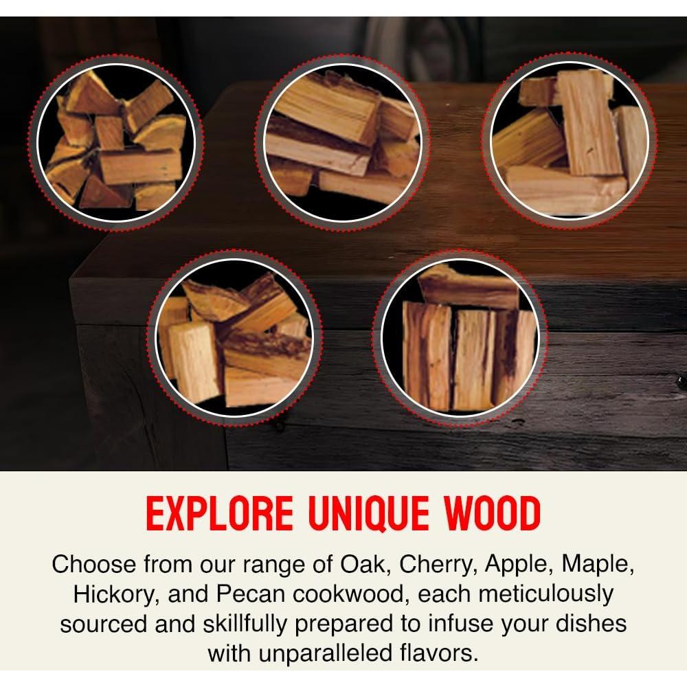 Leña de Cerezo para Horno de Pizza Carolina Cookwood 30 cm