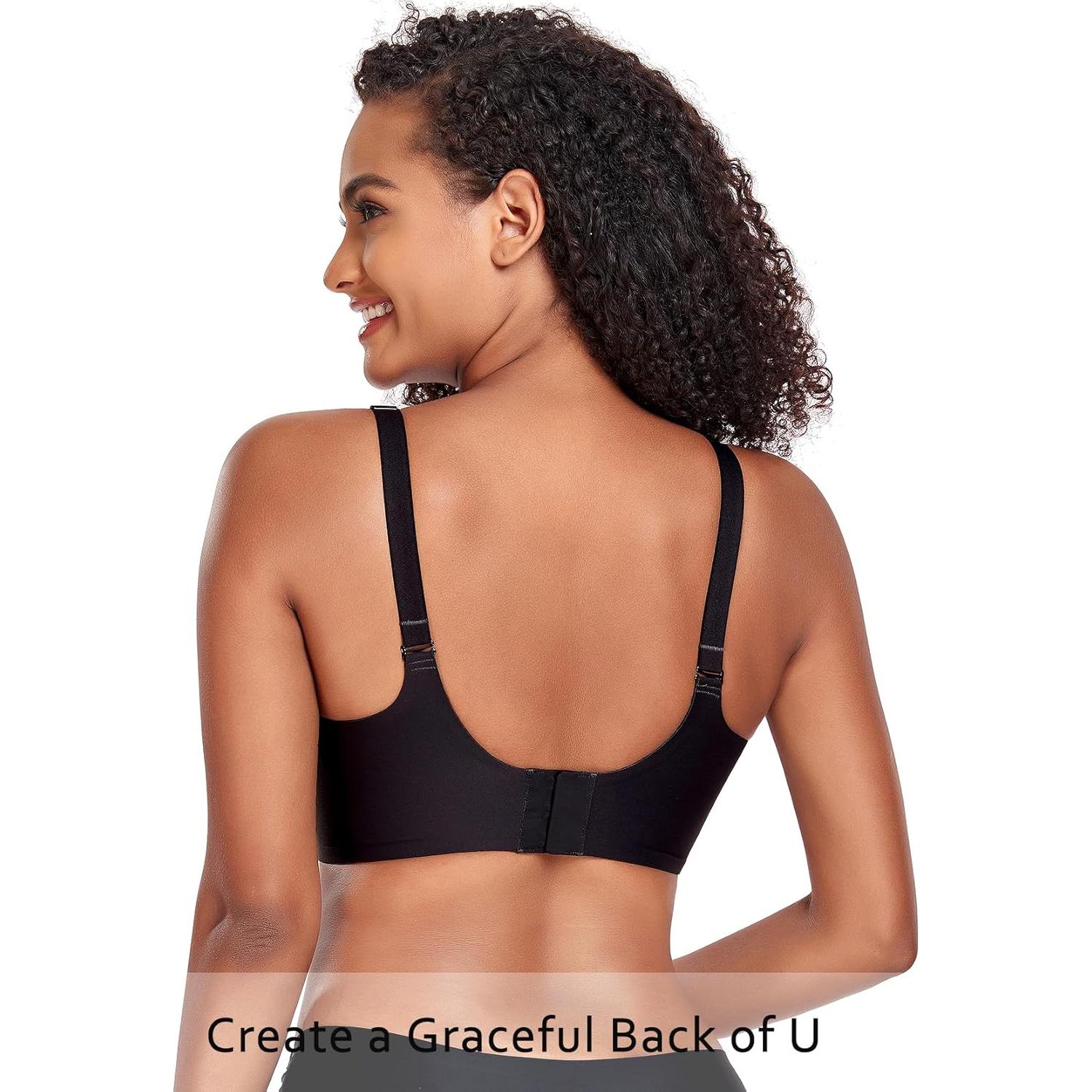 Sostenes de Lactancia Vinfact Sin Costuras 2 Piezas Negro Beige