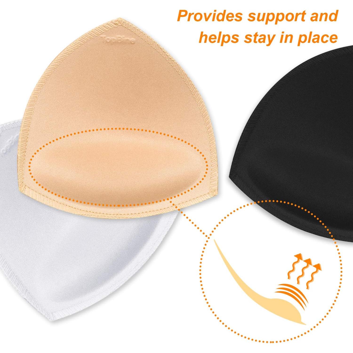 Almohadillas Sujetadores Removibles TopBine A/B 12.57x12.06 cm