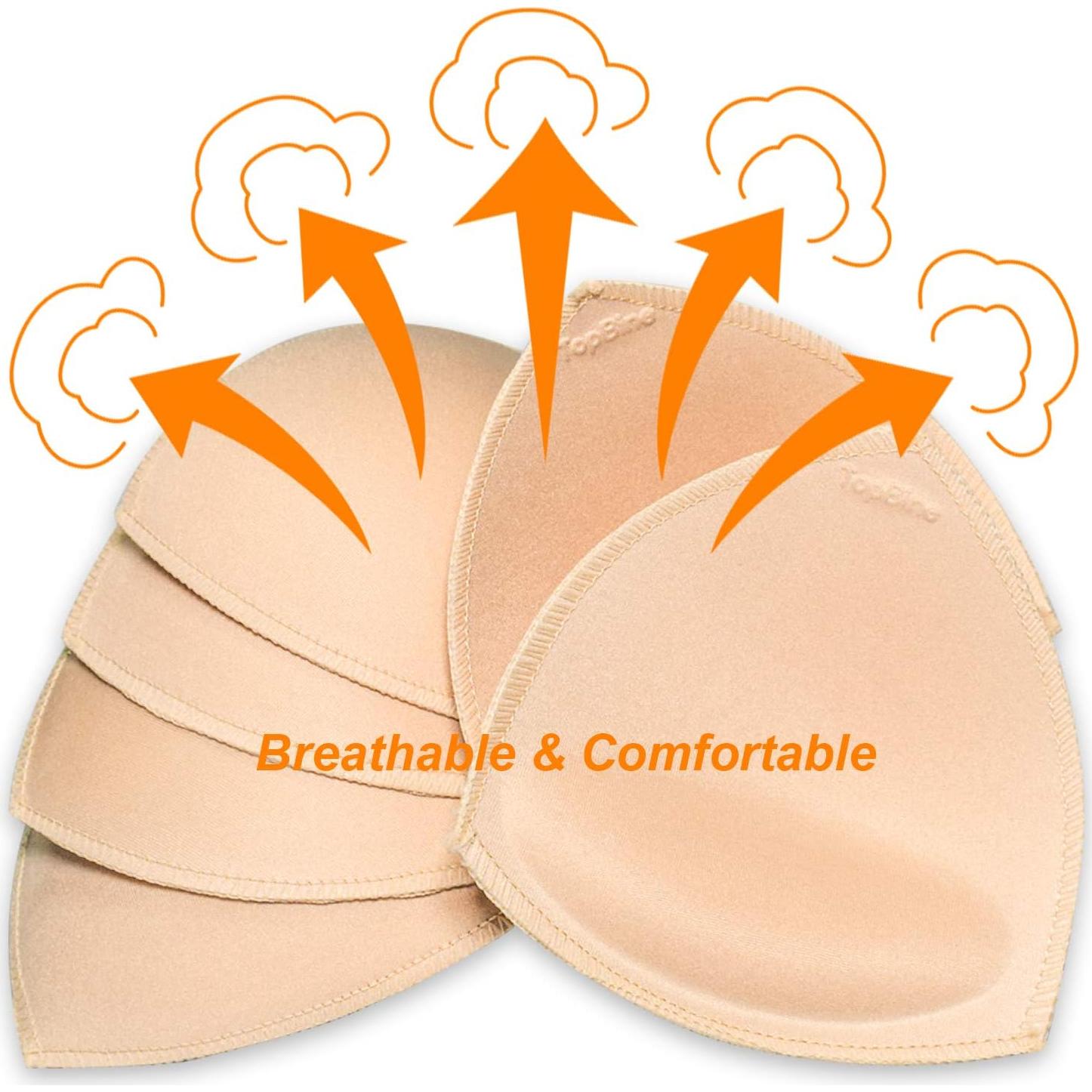 Almohadillas Sujetadores Removibles TopBine A/B 12.57x12.06 cm