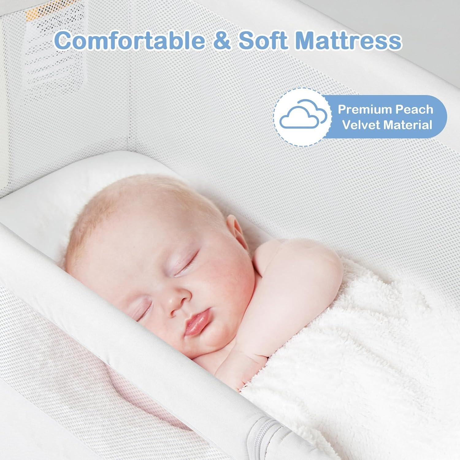 Cuna para Bebés INFANS 5 en 1 Ajustable con Ruedas y Red