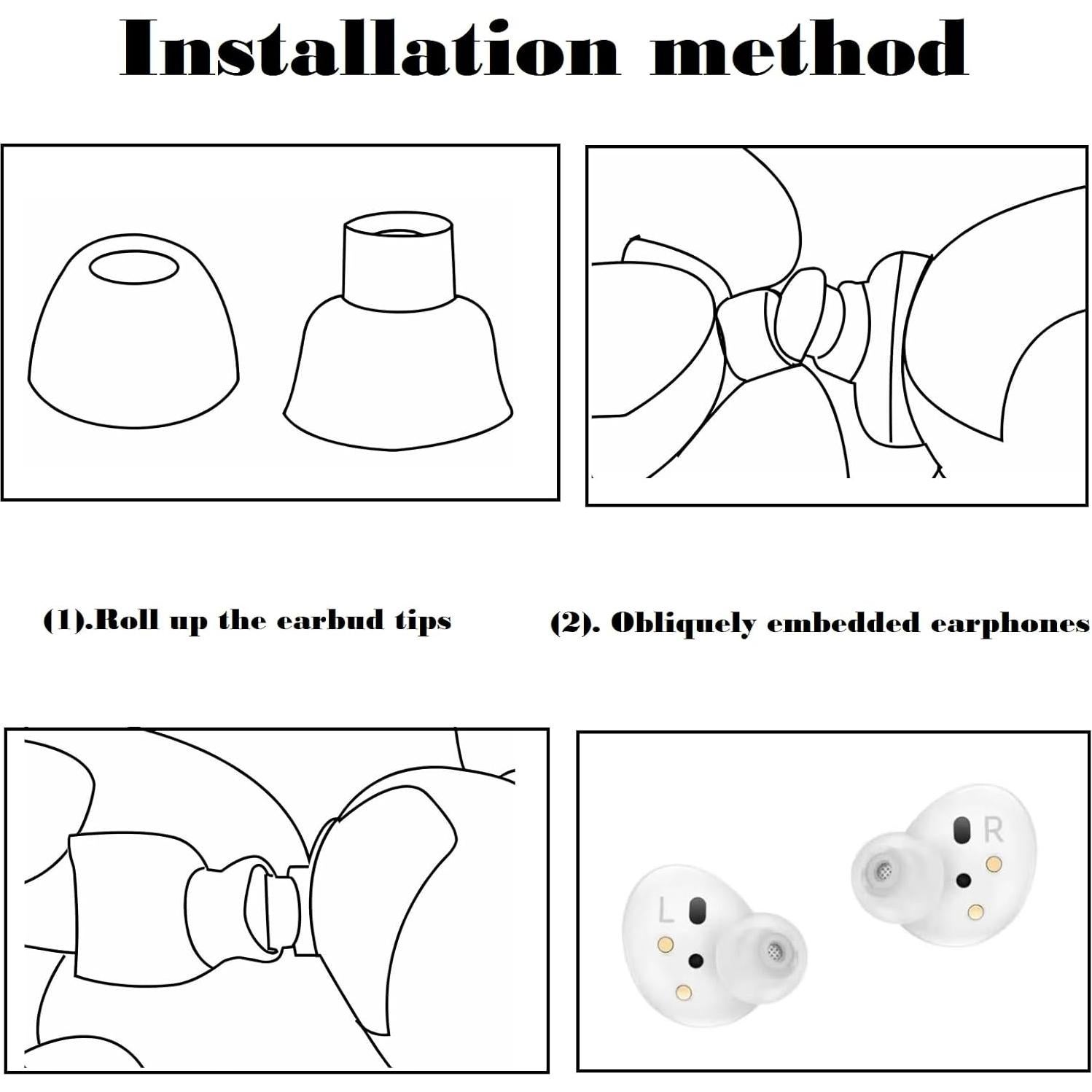 Consejos de Silicona para Auriculares Samsung Galaxy Buds 6 Pares