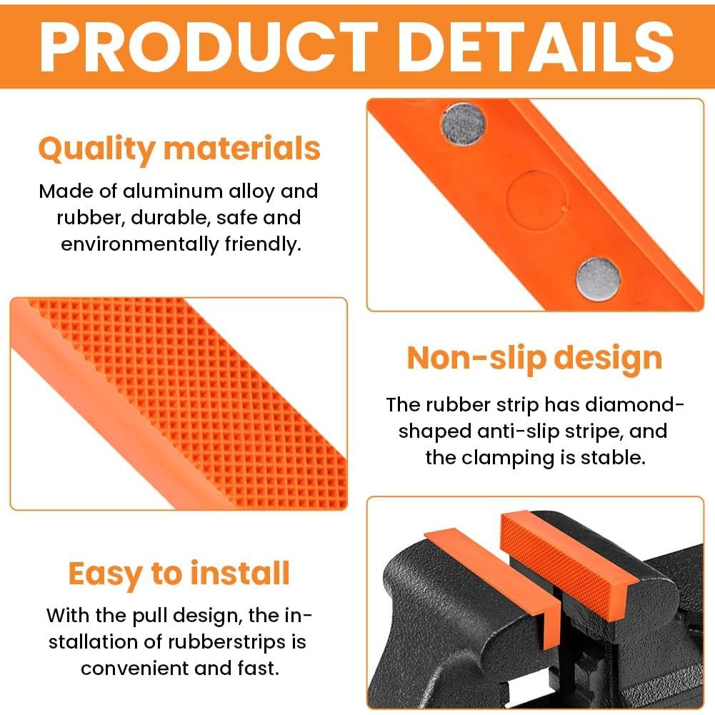 Almohadillas de Mandíbulas de Tornillo Loyanger 2 Pares TPU
