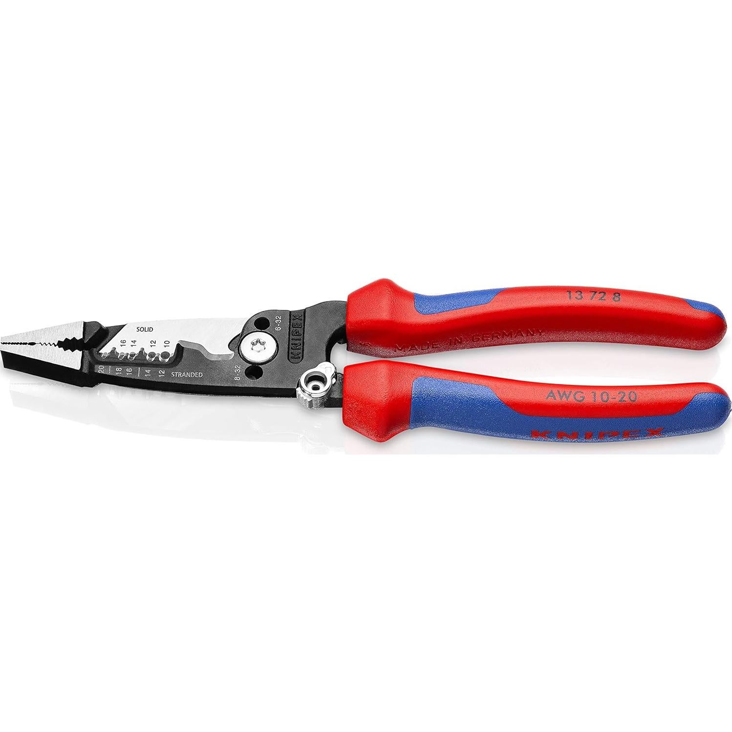 KNIPEX Juego de Cortador Diagonal y Pelacables 8" Profesional