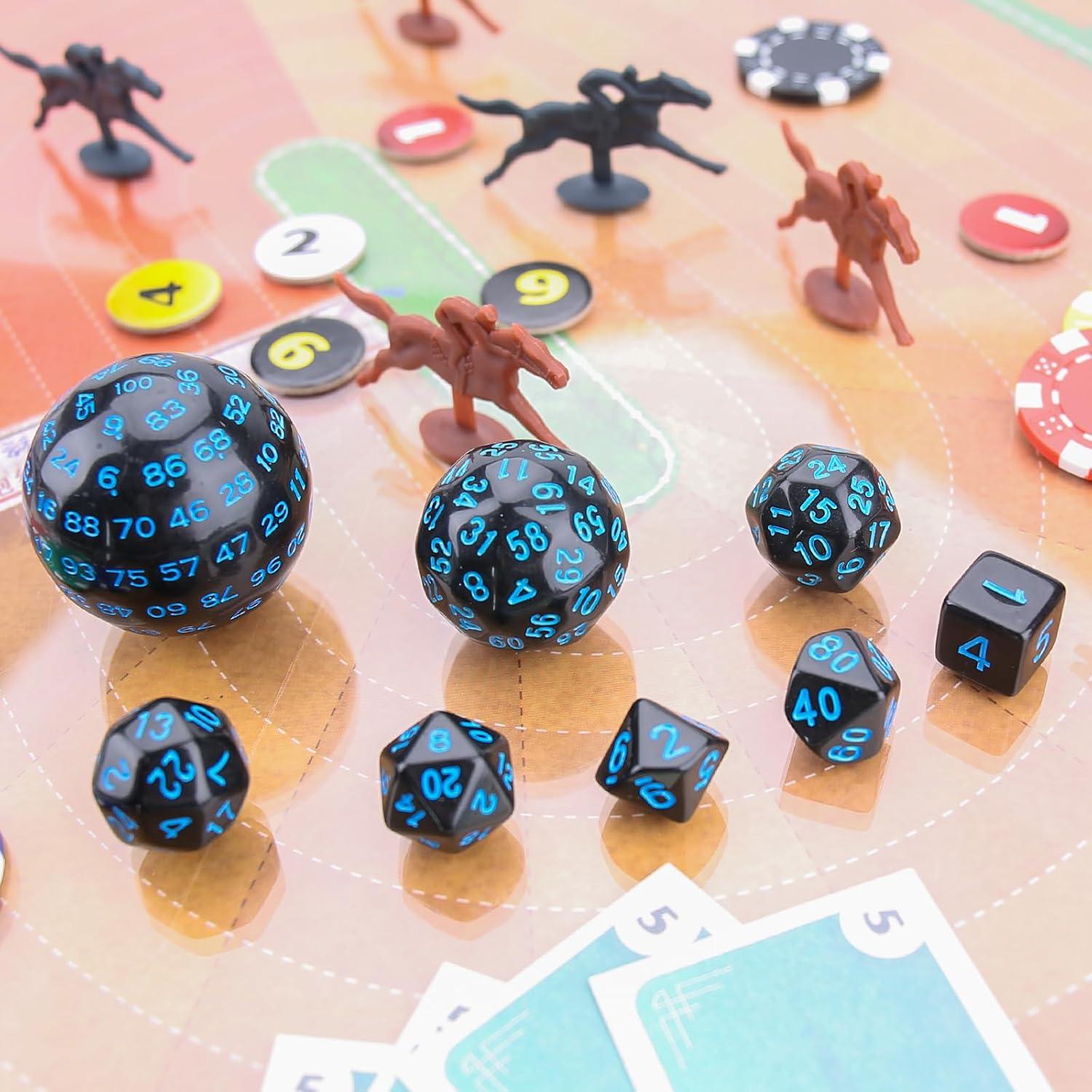 Dados Poliedricos Coyeekn 15 Piezas D3-D100 con Bolsa