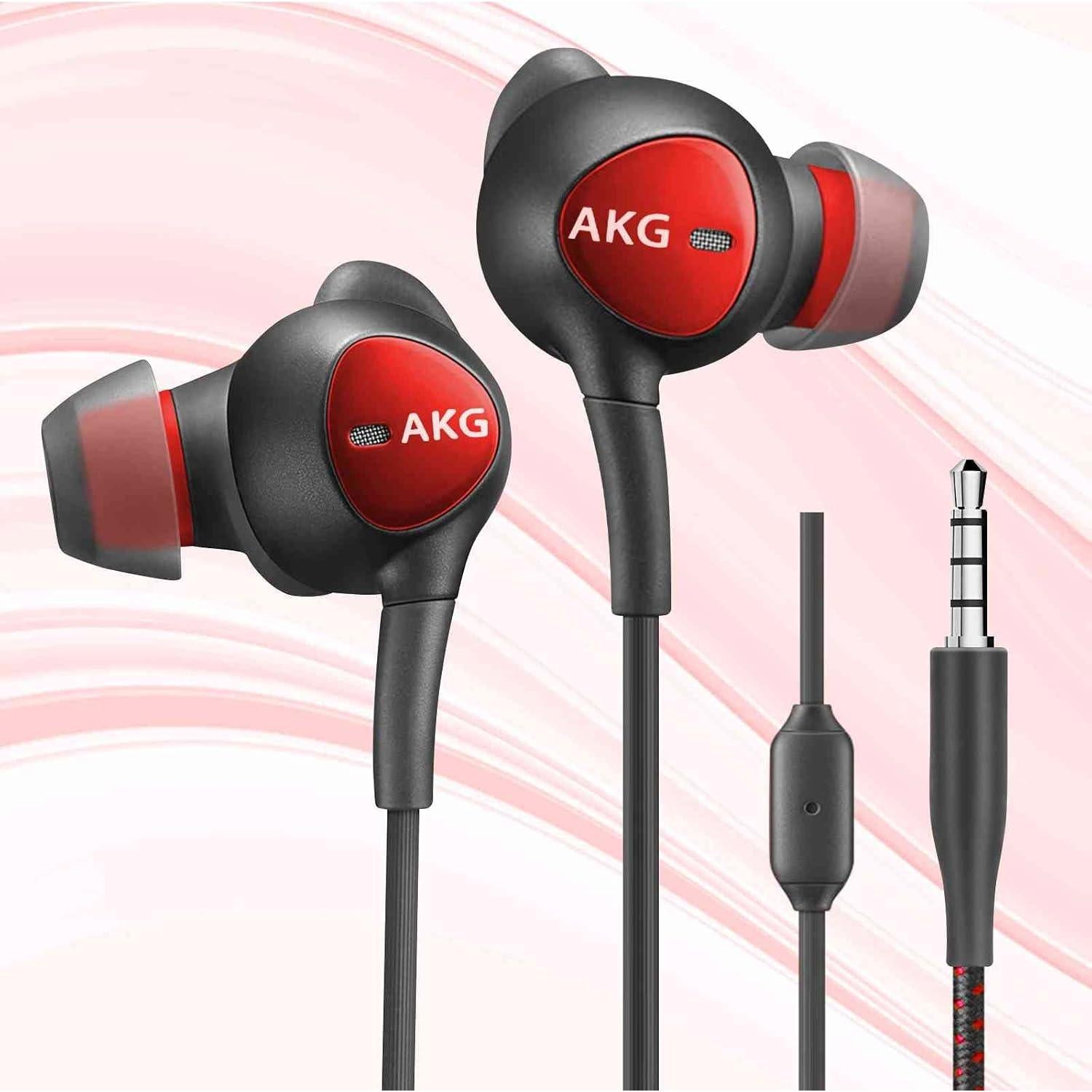 Auriculares UrbanX M20 con micrófono y control de volumen - Rojo