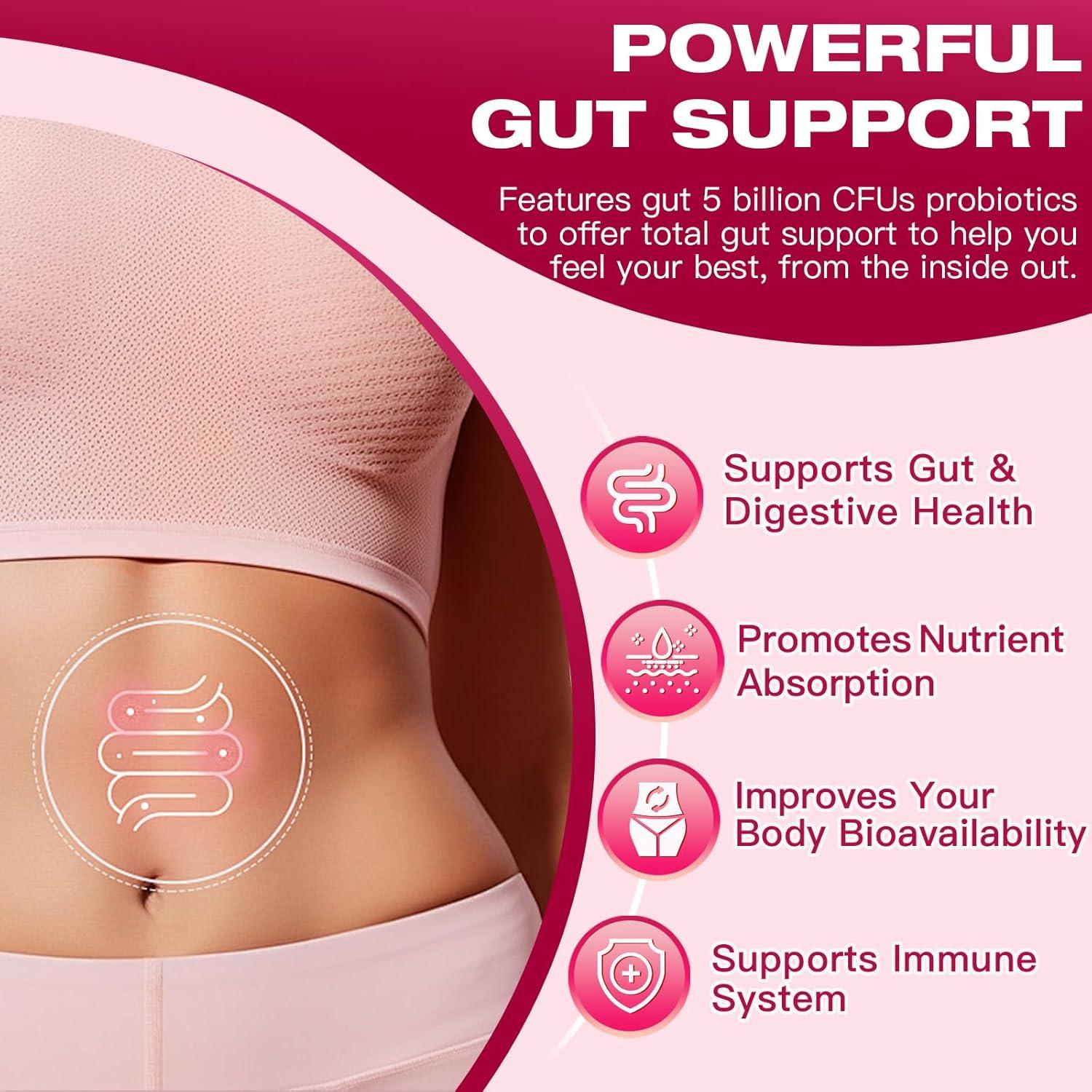 Polvo de Colágeno Hidrolizado DRFOSTER 349.9g - 5 Tipos + Probioticos