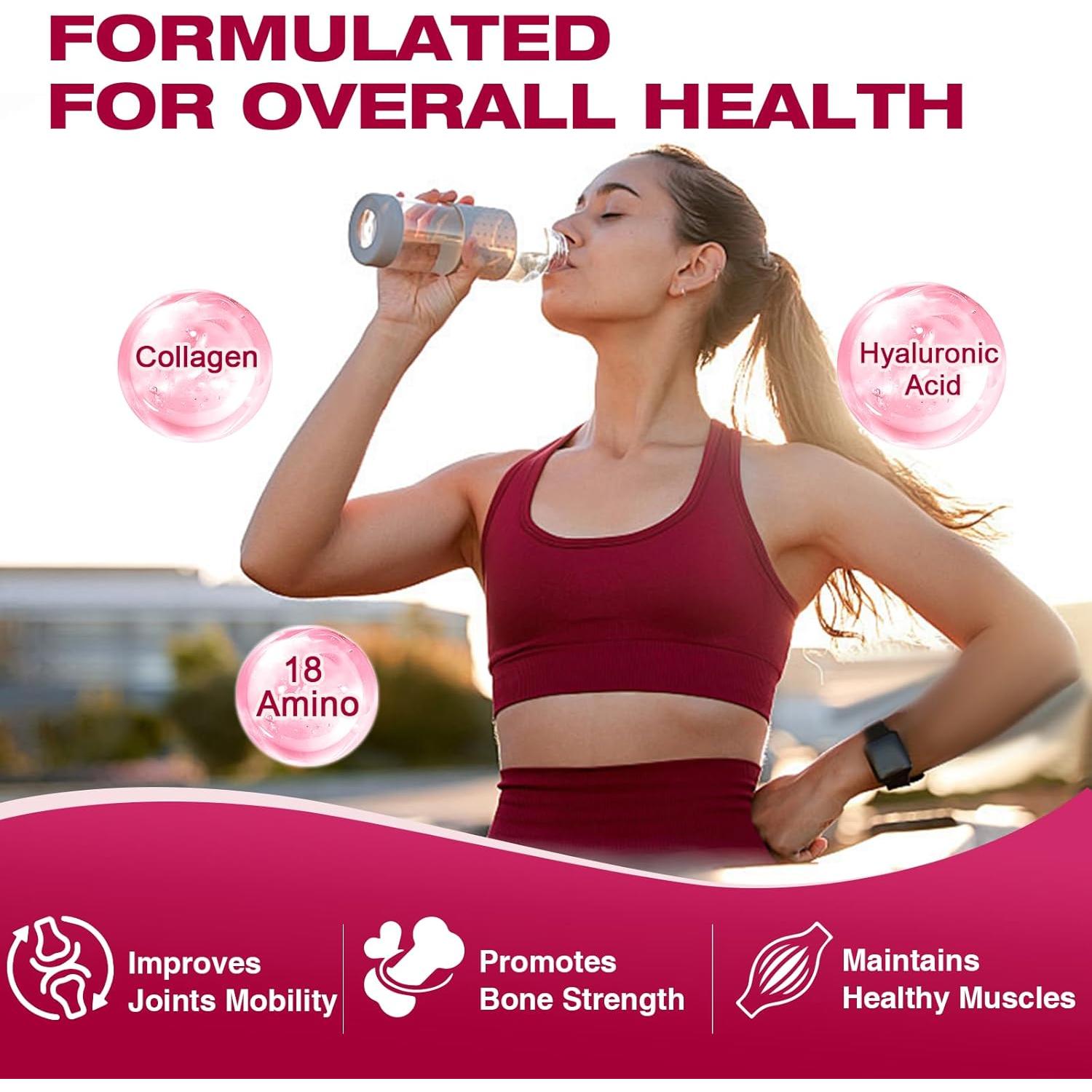 Polvo de Colágeno Hidrolizado DRFOSTER 349.9g - 5 Tipos + Probioticos