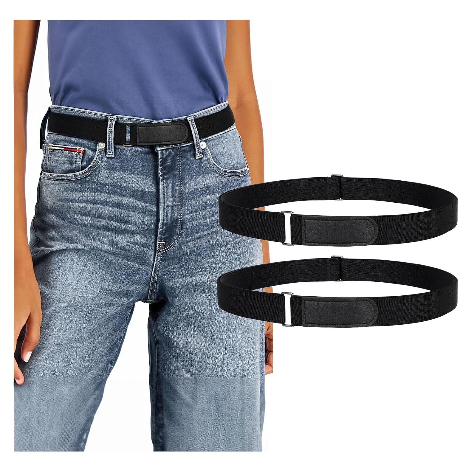 Cinturón Ajustable Crop Top Tuck JASGOOD para Mujeres - 60cm a 120cm