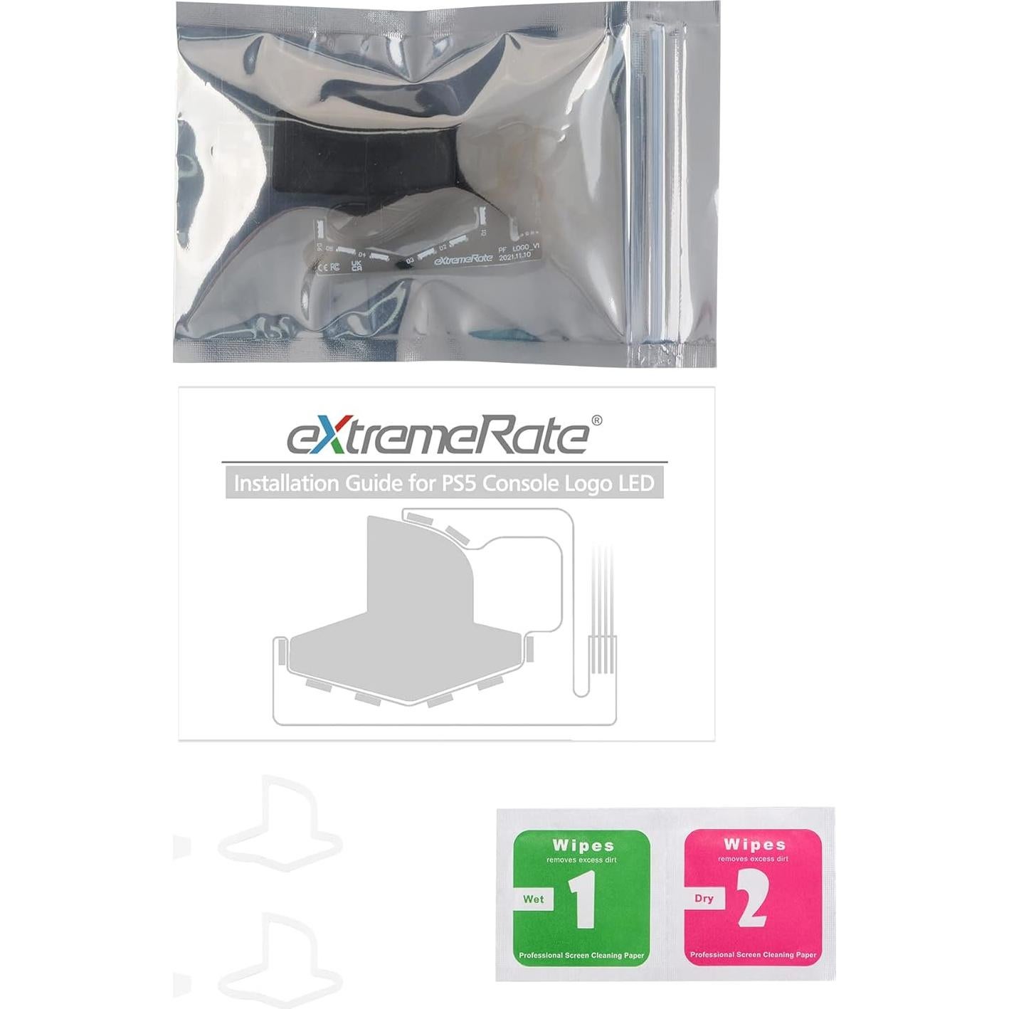 eXtremeRate Logo LED RGB para Consola PS5 - 7 Colores