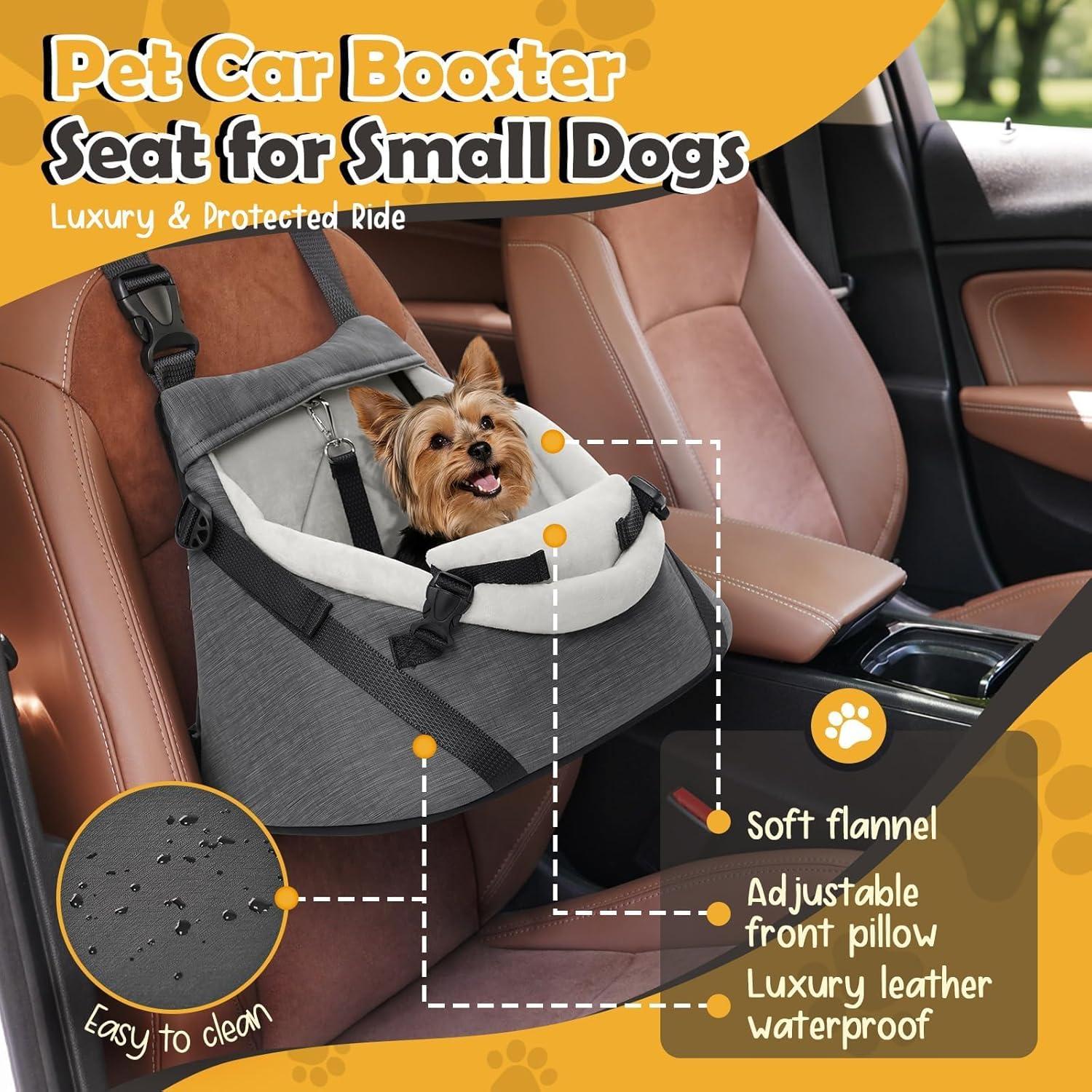 Asiento de Coche para Perros WOYYHO Mediano 36.8x24.9cm