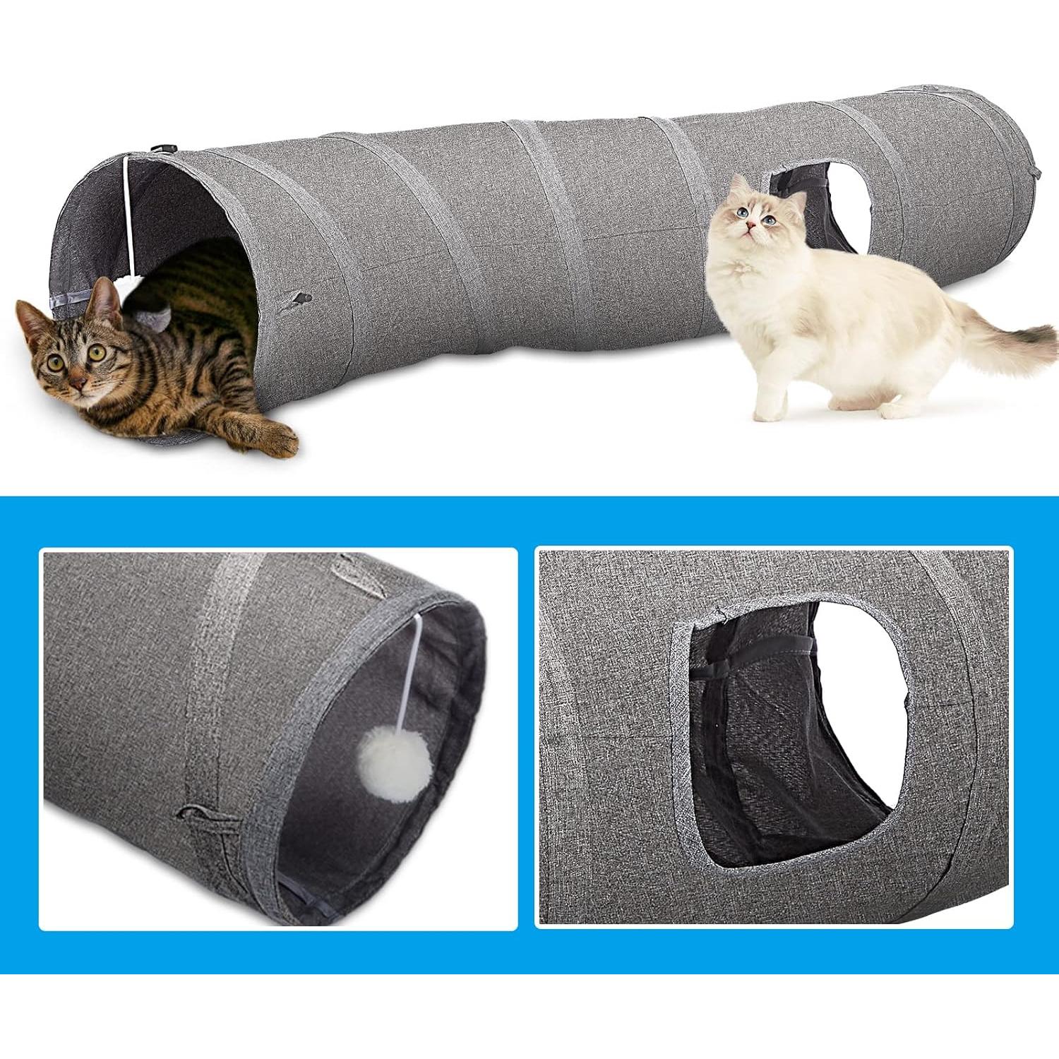 Túnel para Gatos Ownpets Plegable 121.92 cm Tela Oxford