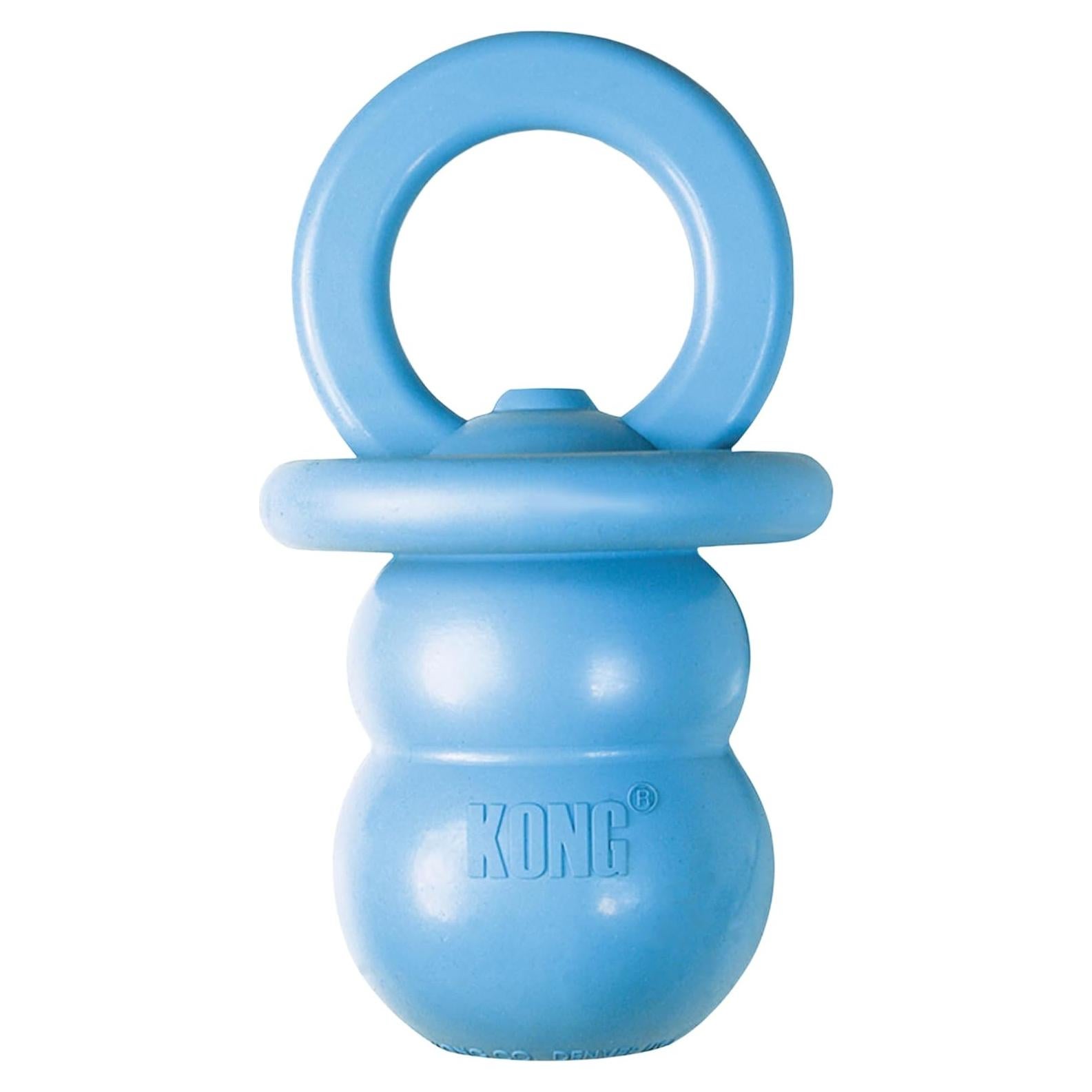 KONG Binkie Juguete para Cachorros Pequeños - Rellenable Azul