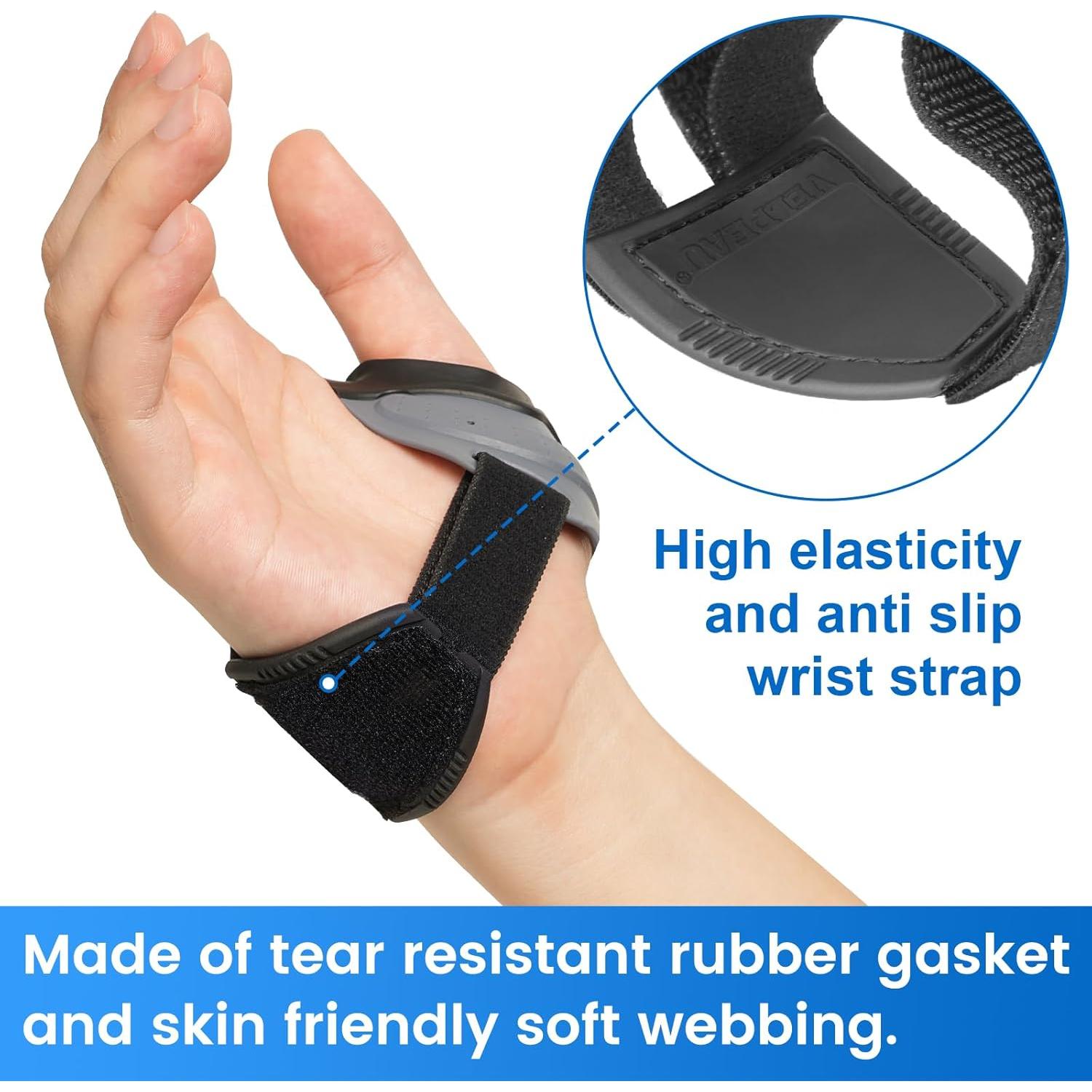 Férula de Pulgar Velpeau CMC Gris Mano Derecha M para Artritis