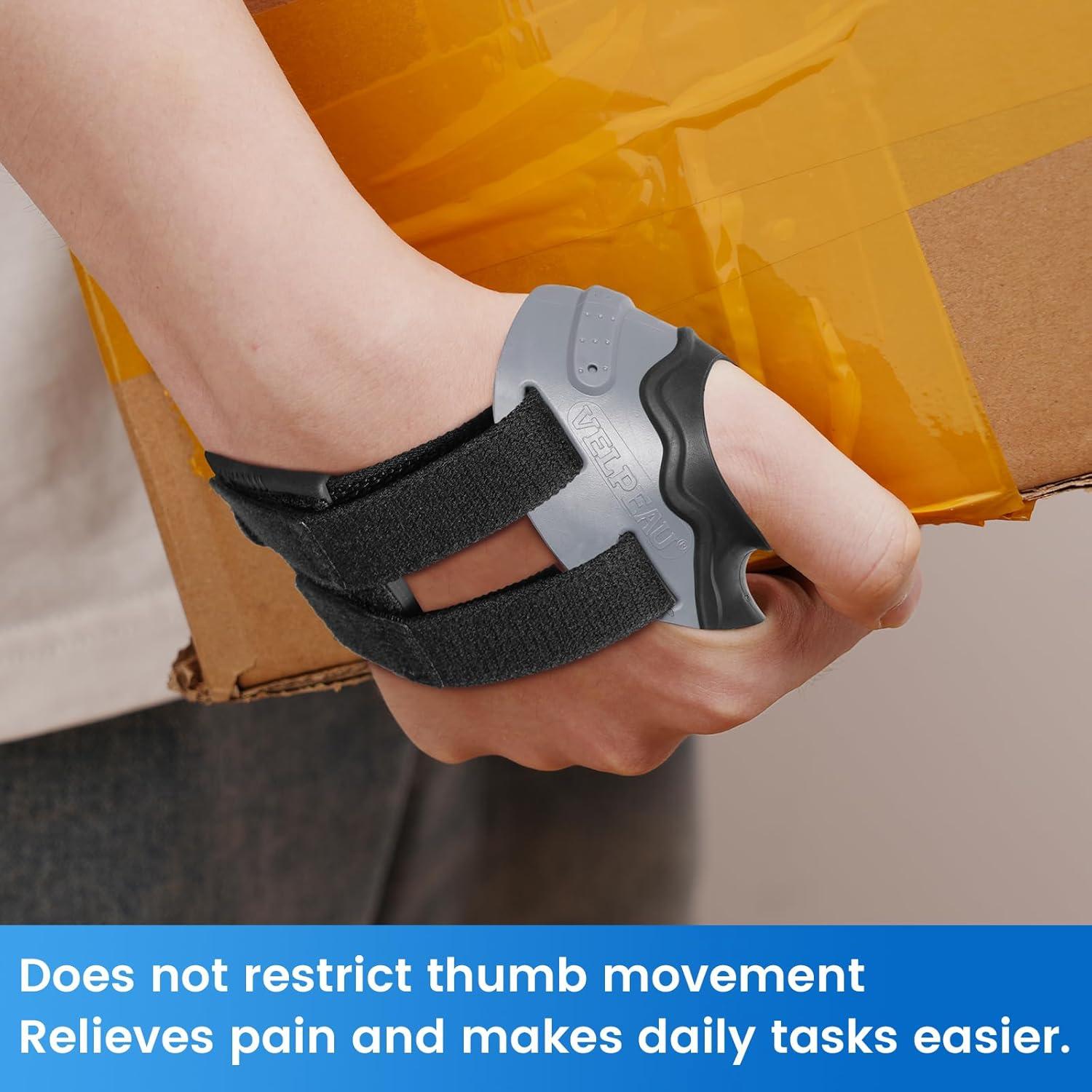 Férula de Pulgar Velpeau CMC Gris Mano Derecha M para Artritis