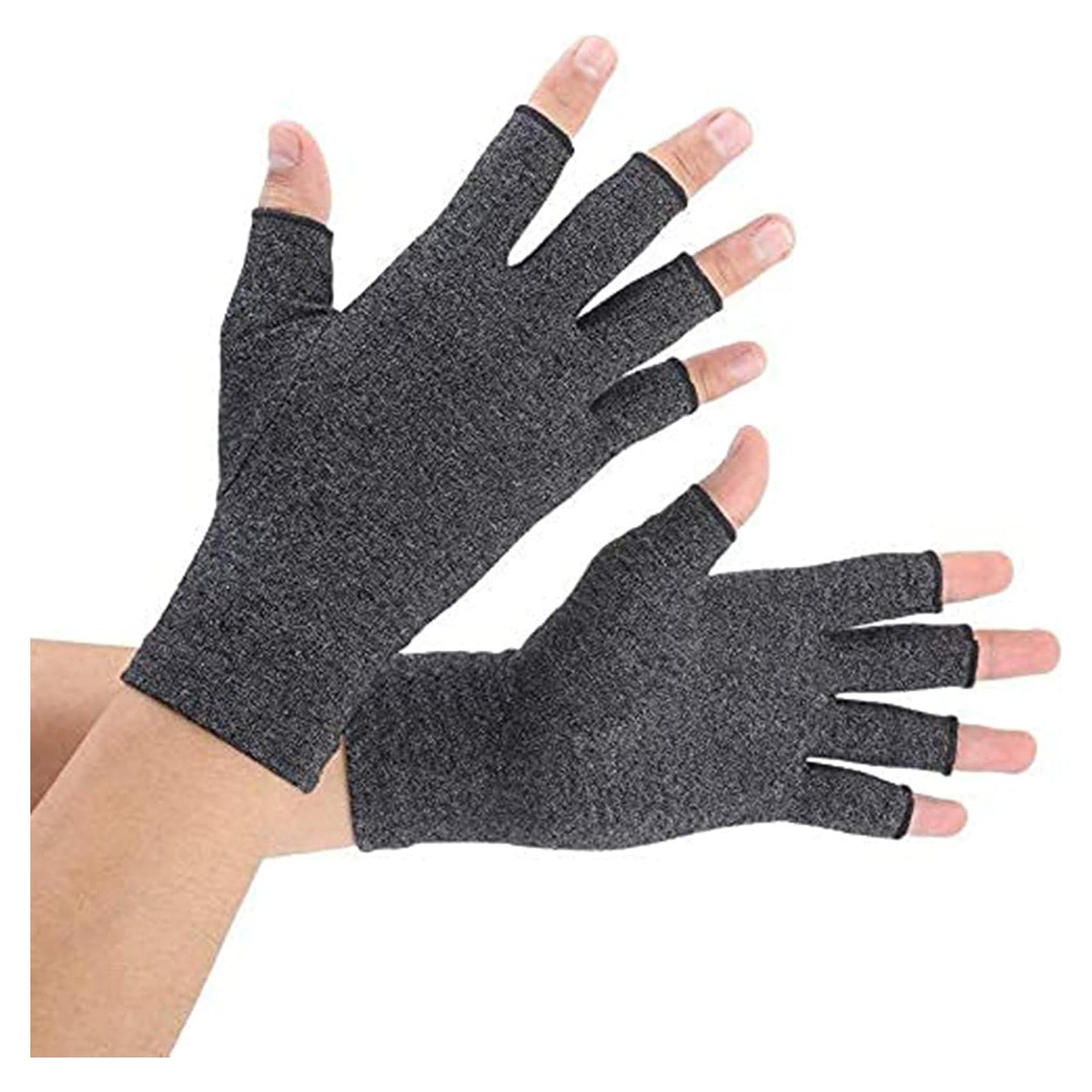Guantes de Compresión para Artritis LingFei - Sin Dedos S