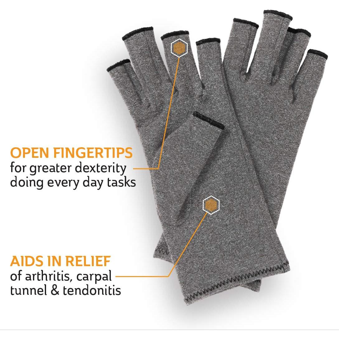 Guantes Curad CURSR19400MDH para Alivio de Artritis - 1 Par Mediano