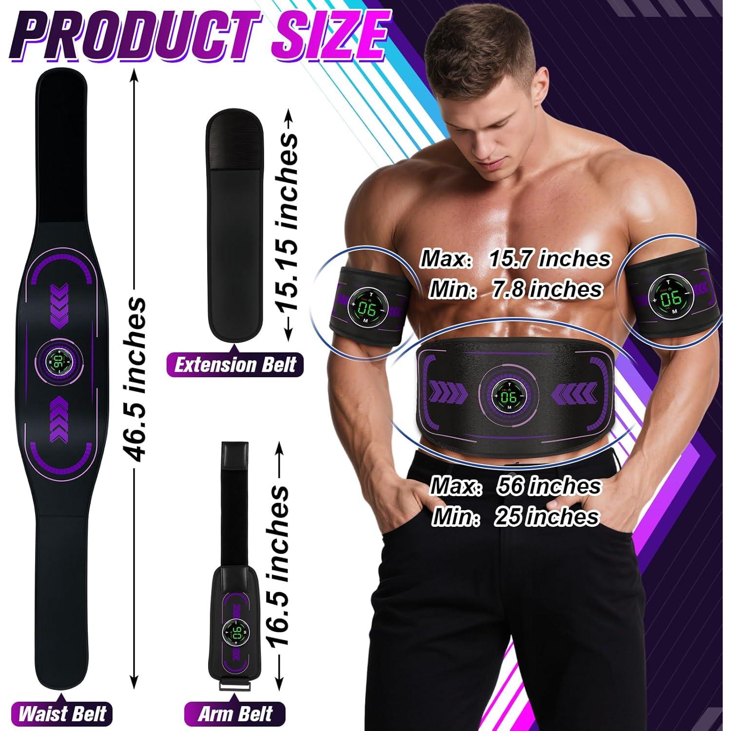 Cinturón Estimulador Muscular OUJEALEE TENS y PMS 142 cm