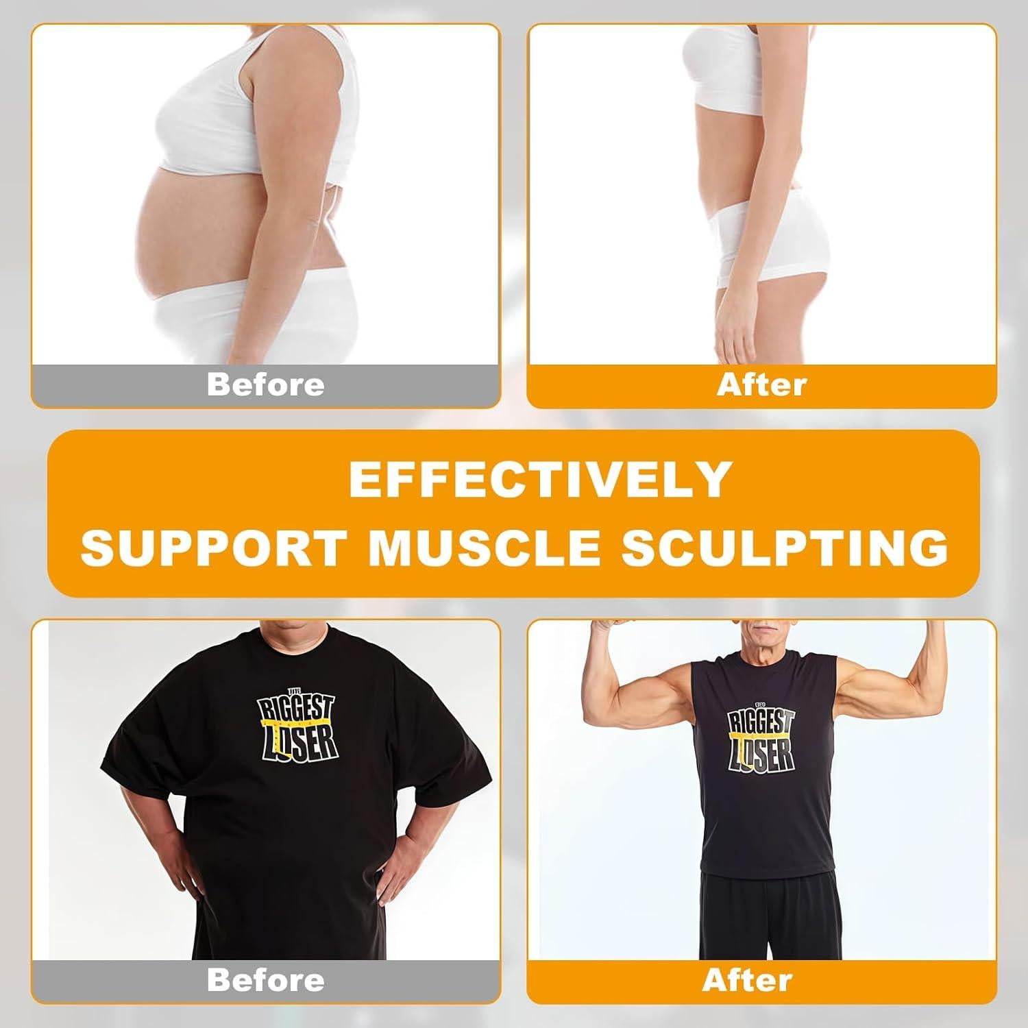 Estimulador Muscular Electrónico Hdgoner 8 Modos 0.42 kg