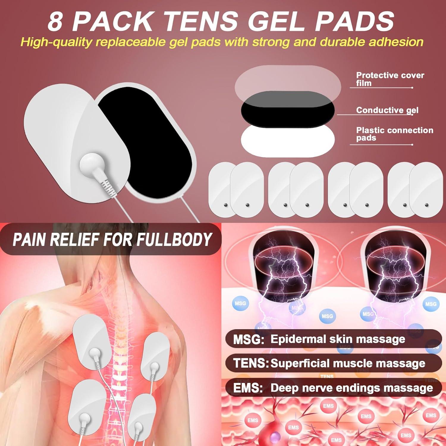 Estimulador Muscular TENS EMS Pawfan Doble Canal 8 Modos