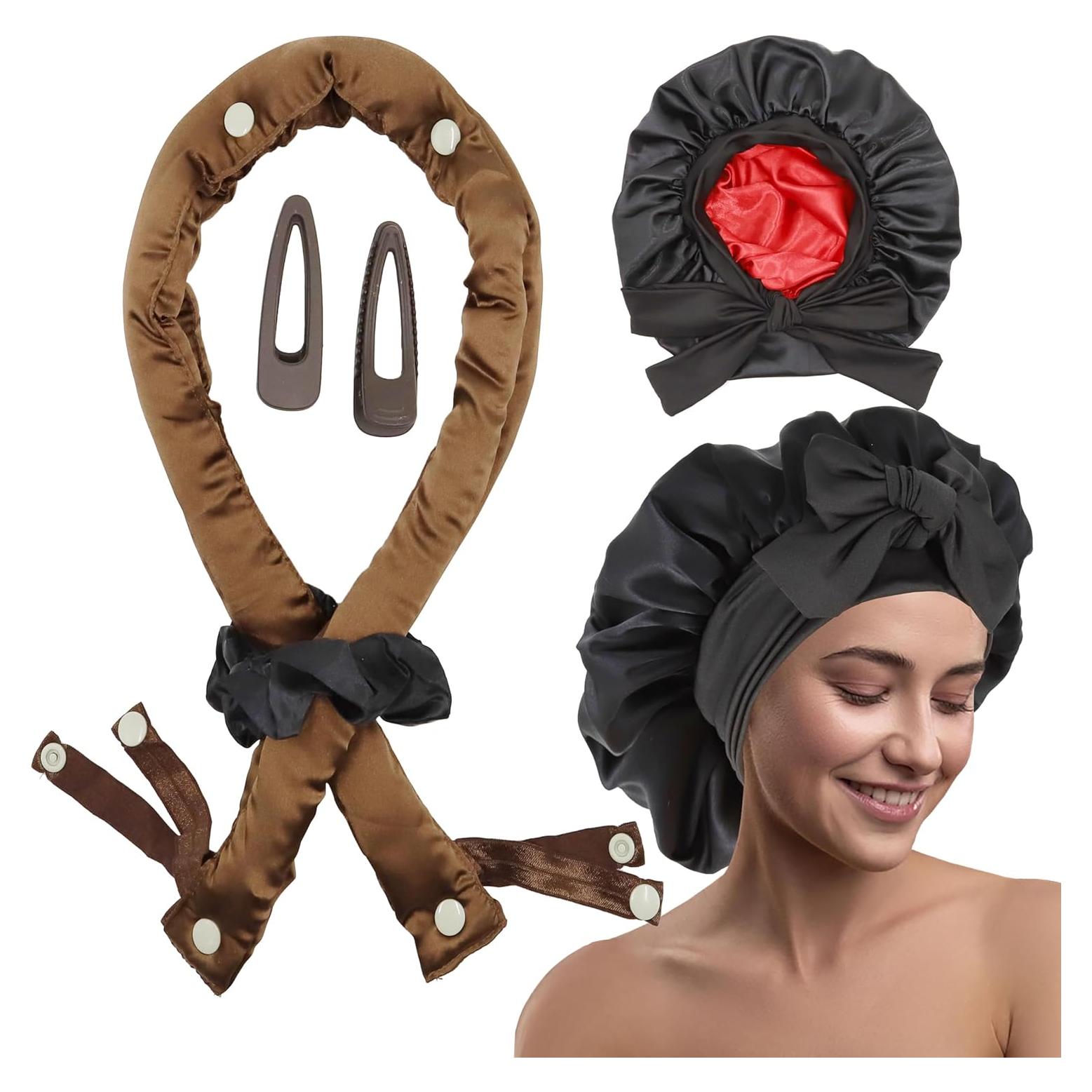 Rizador de Cabello Sin Calor SENGTERM con Bonete de Satén