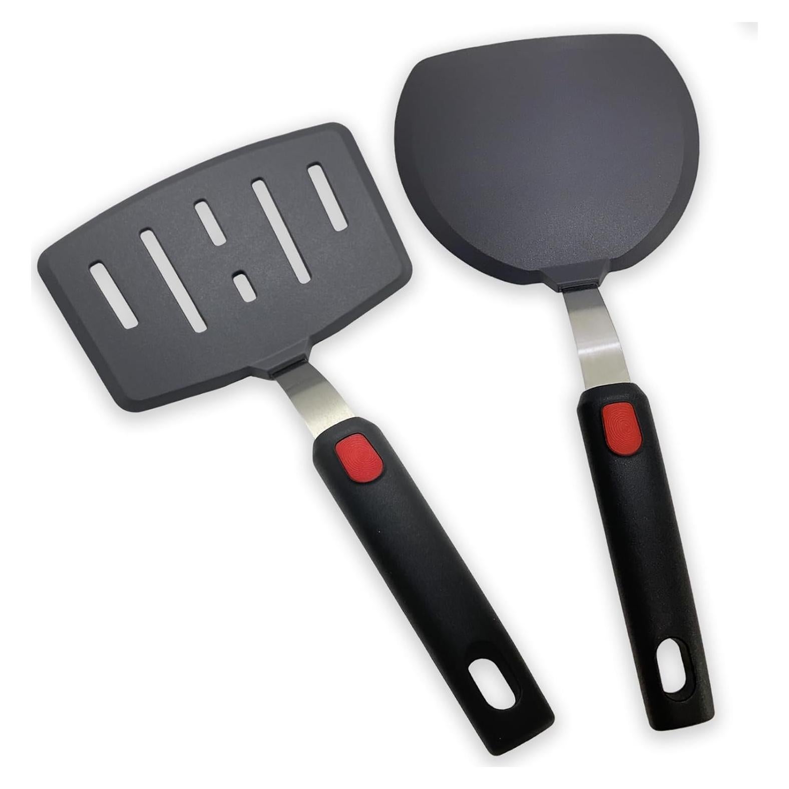 Juego de Espátulas de Silicona EJOEXQU 2 Piezas Resistente Calor