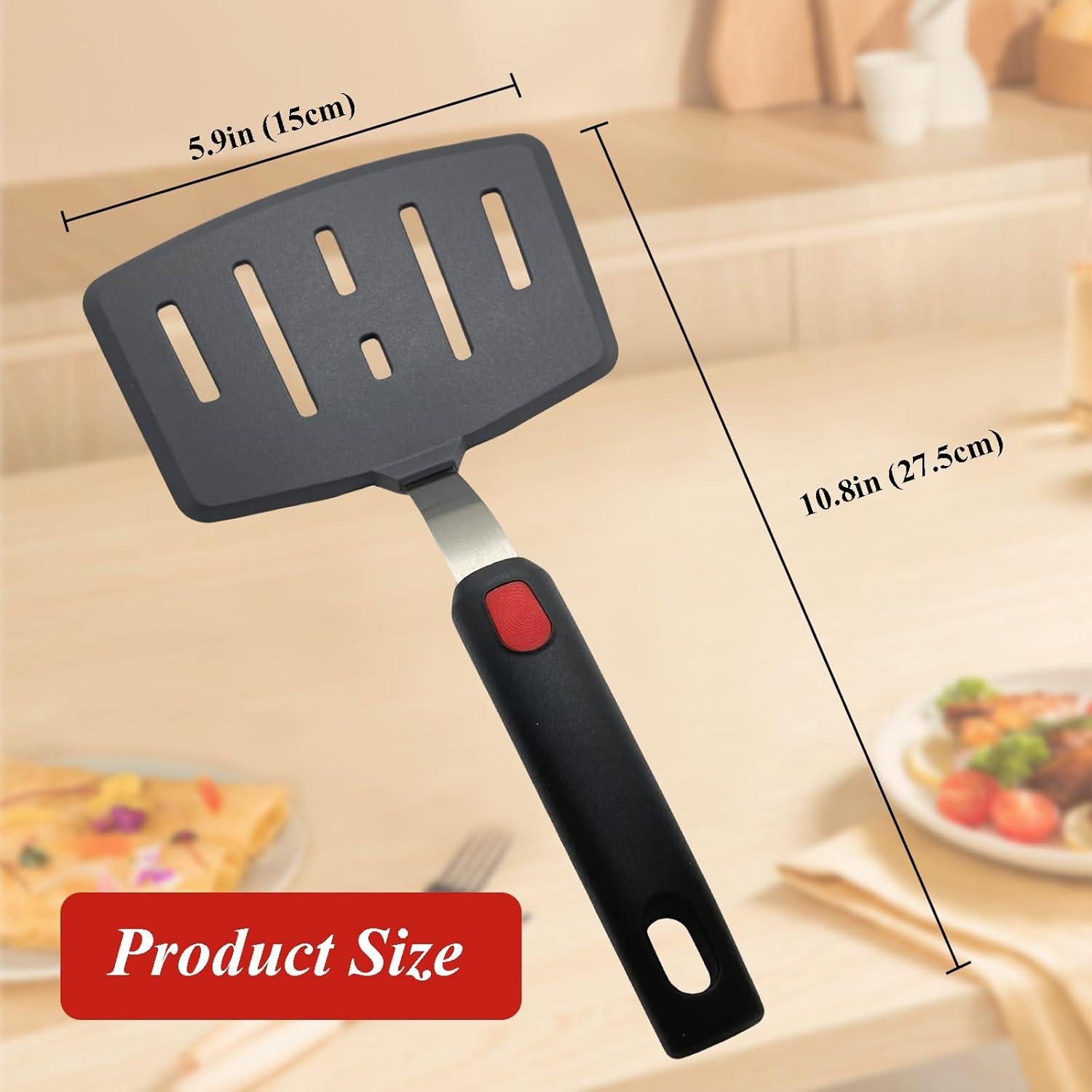 Juego de Espátulas de Silicona EJOEXQU 2 Piezas Resistente Calor