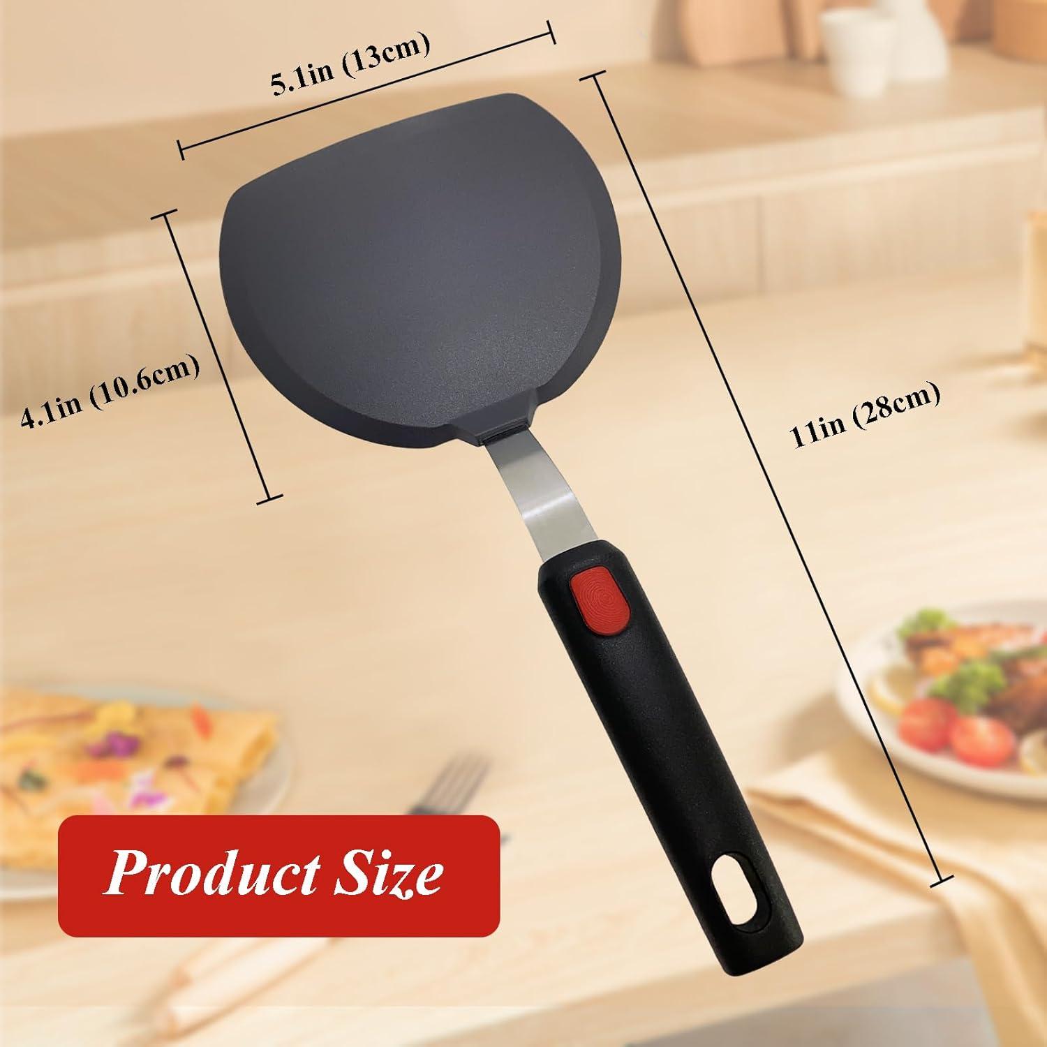 Juego de Espátulas de Silicona EJOEXQU 2 Piezas Resistente Calor